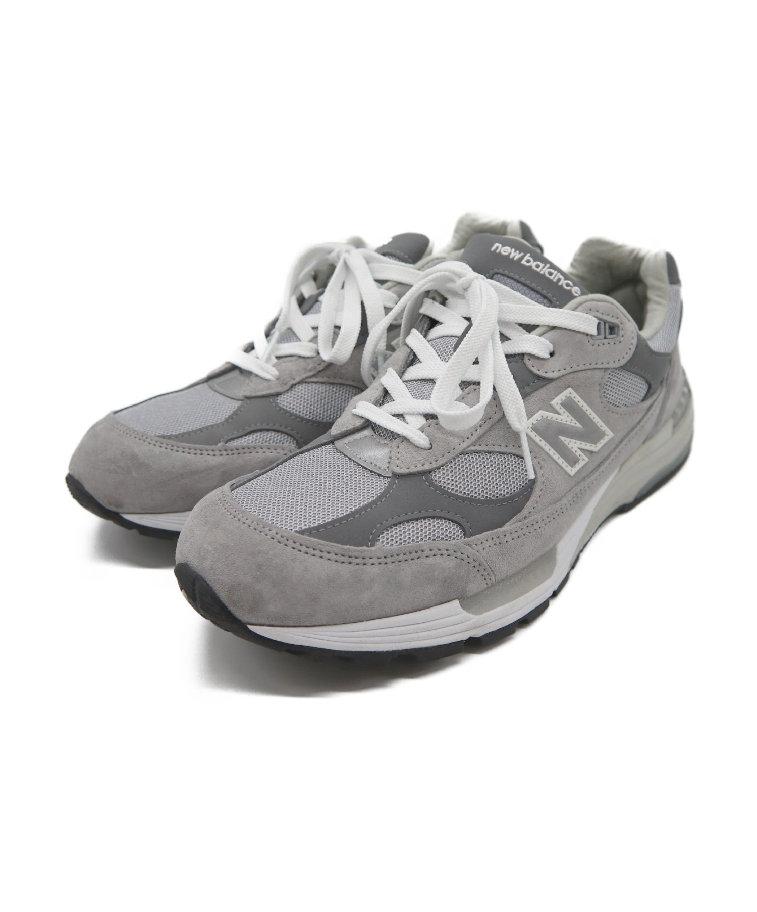 NEW BALANCE (ニューバランス) ローカットスニーカー グレー サイズ:29.5 M992GR