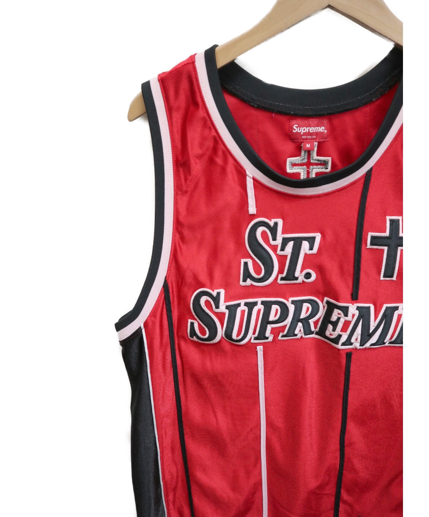 Supreme St. Supreme Basketball Jersey & Short Set RED - Size M 🏀