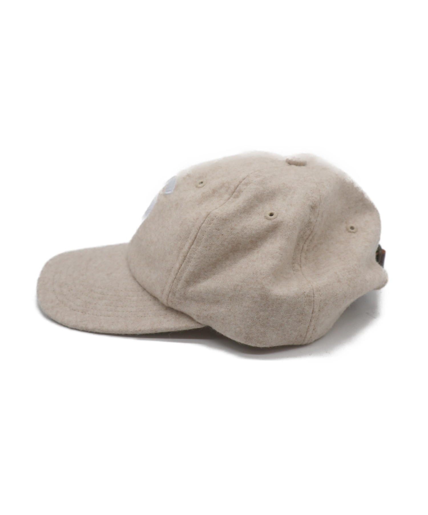 Supreme (シュプリーム) Wool S Logo 6-Panel cap ベージュ