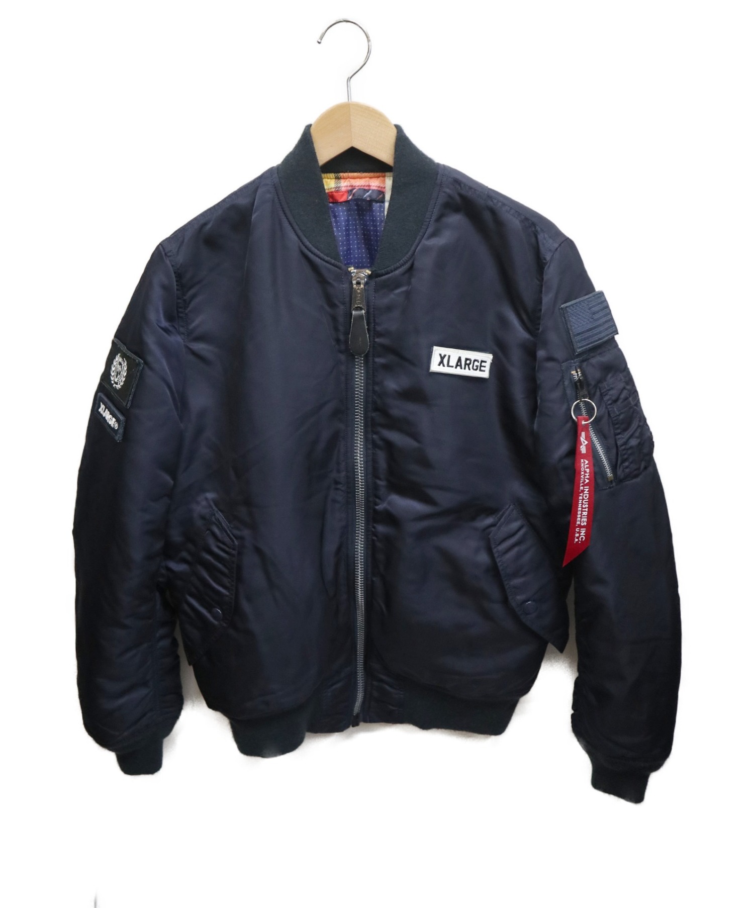 XLARGE MA-1 ALPHA アルファ ネイビー Lサイズ-