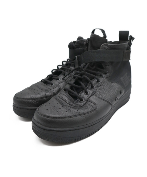 【中古・古着通販】NIKE (ナイキ) SF Air Force 1 Mid ブラック