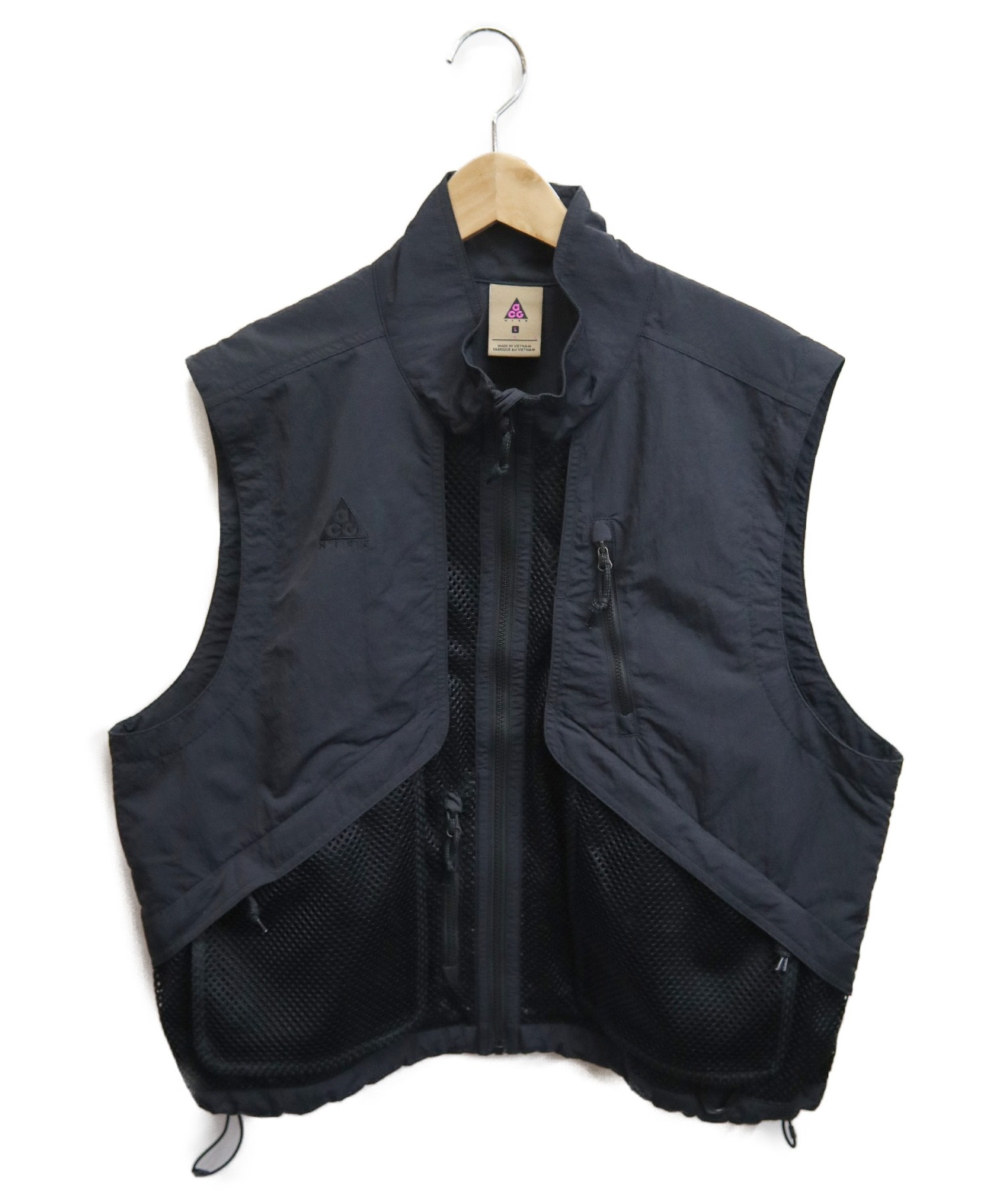 NIKE ACG (ナイキエージーシー) AS M NRG ACG VEST ブラック サイズ:L