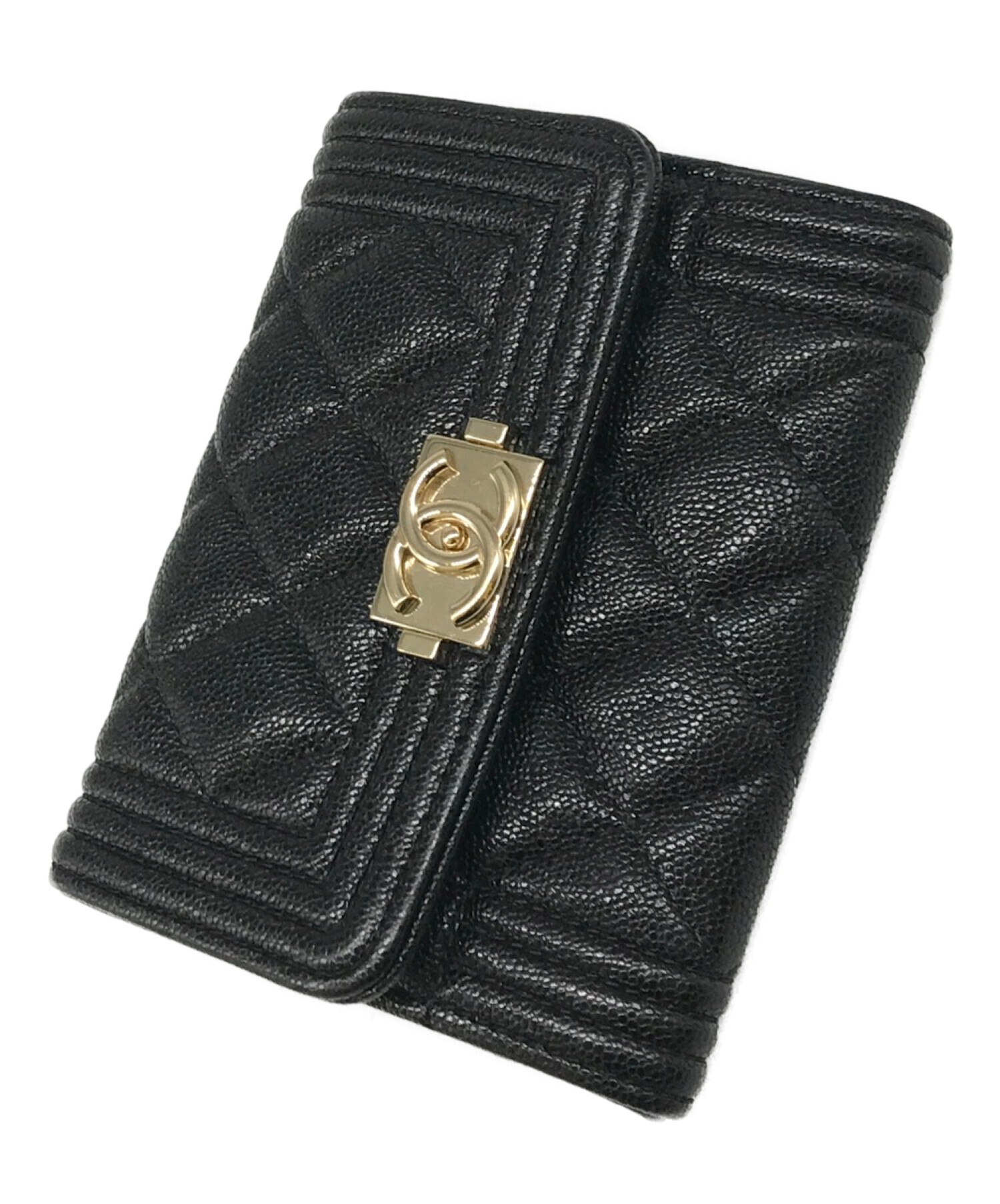 中古・古着通販】CHANEL (シャネル) カードケース ブラック｜ブランド