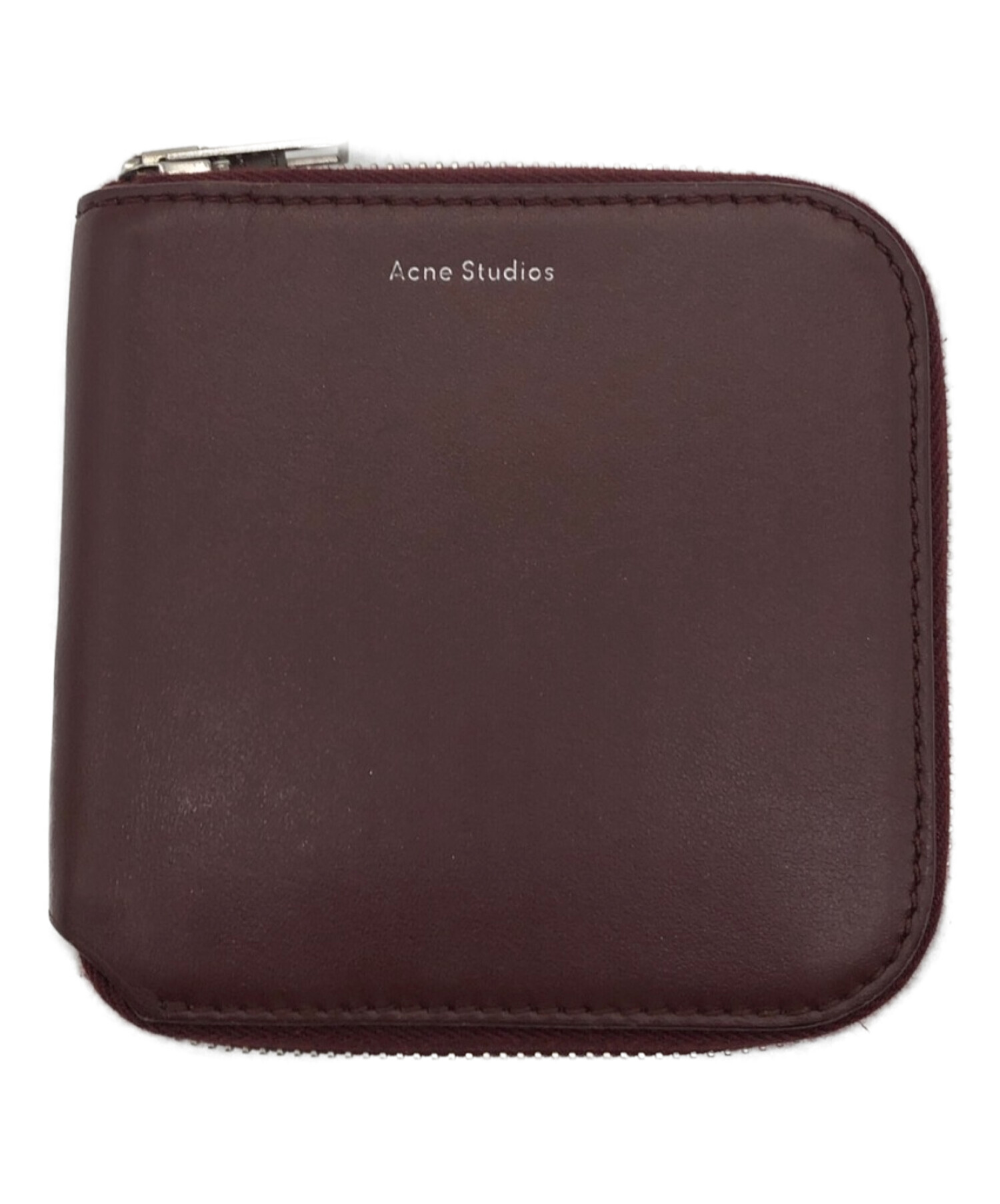 Acne studios (アクネストゥディオズ) コンパクトウォレット ボルドー