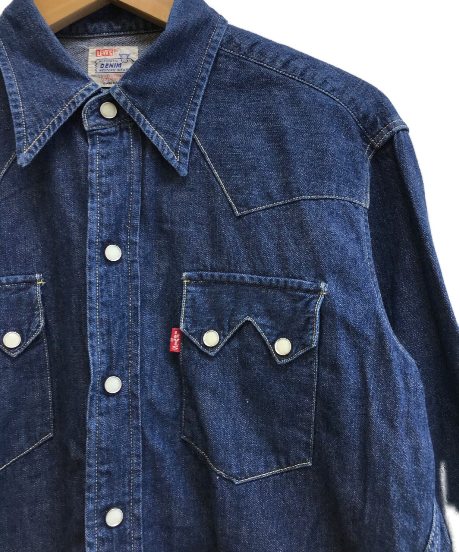 中古・古着通販】LEVI'S (リーバイス) デニムウエスタンシャツ