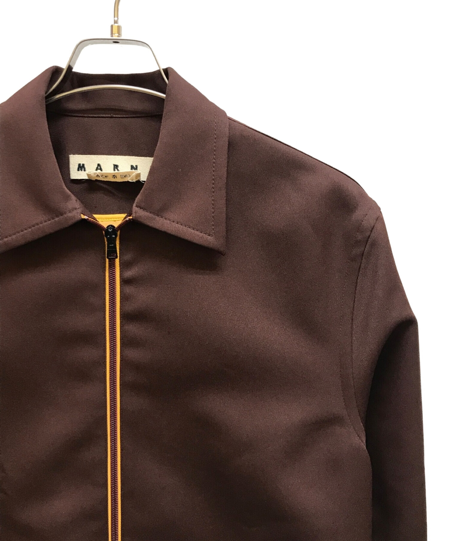 MARNI (マルニ) Zipped Technical Jacket カーキ サイズ:44