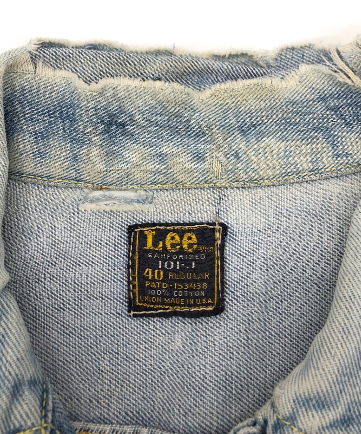 LEE (リー) 60’s101-デニムジャケット インディゴ サイズ:L