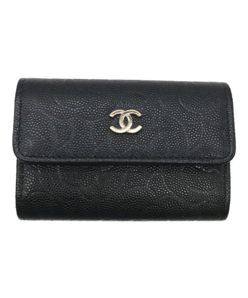 中古・古着通販】CHANEL (シャネル) キャビアスキン4連キーケース