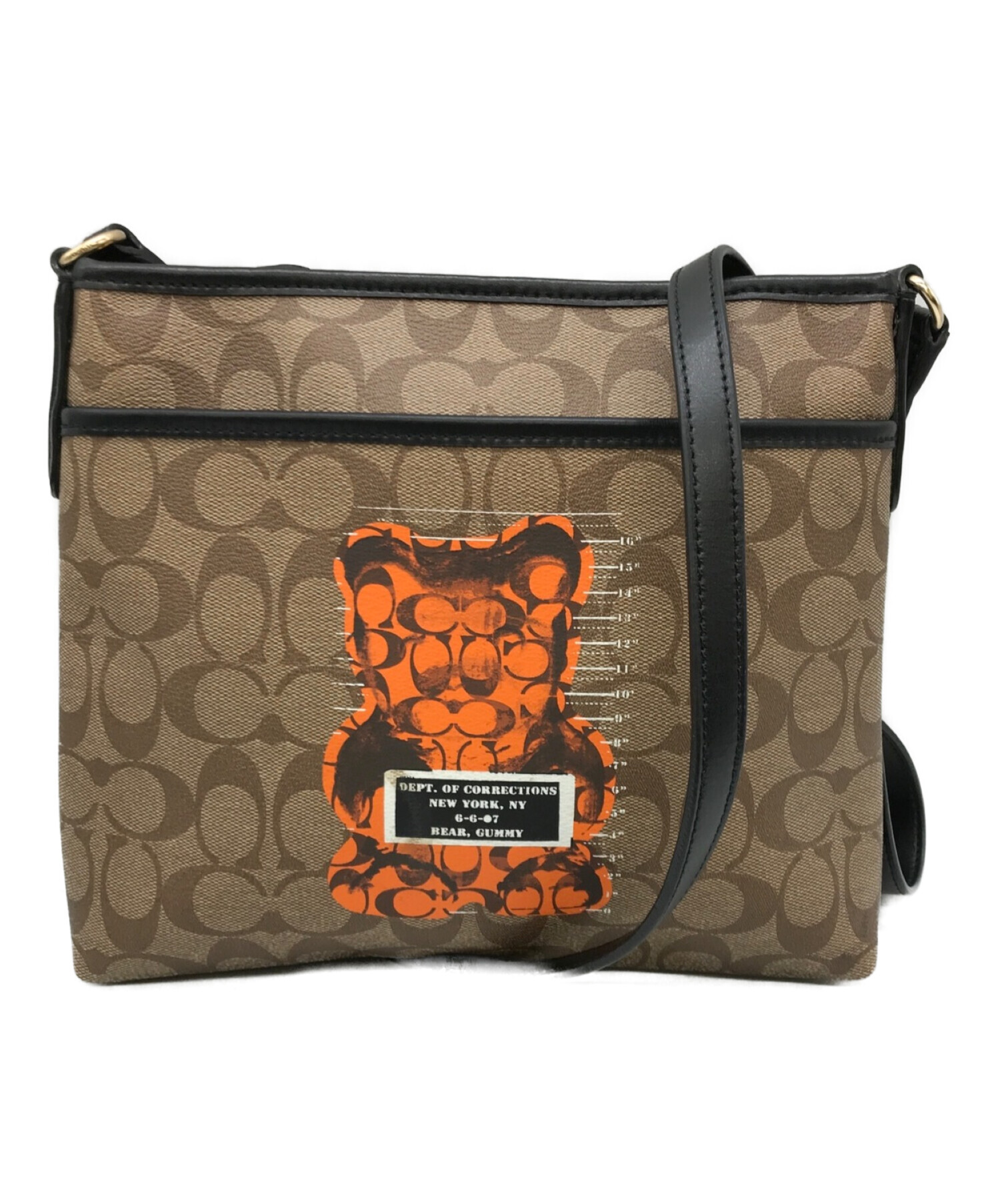 COACH (コーチ) Vandal Gummy Cross Body/ヴァンダルガミークロスボディ ブラウン