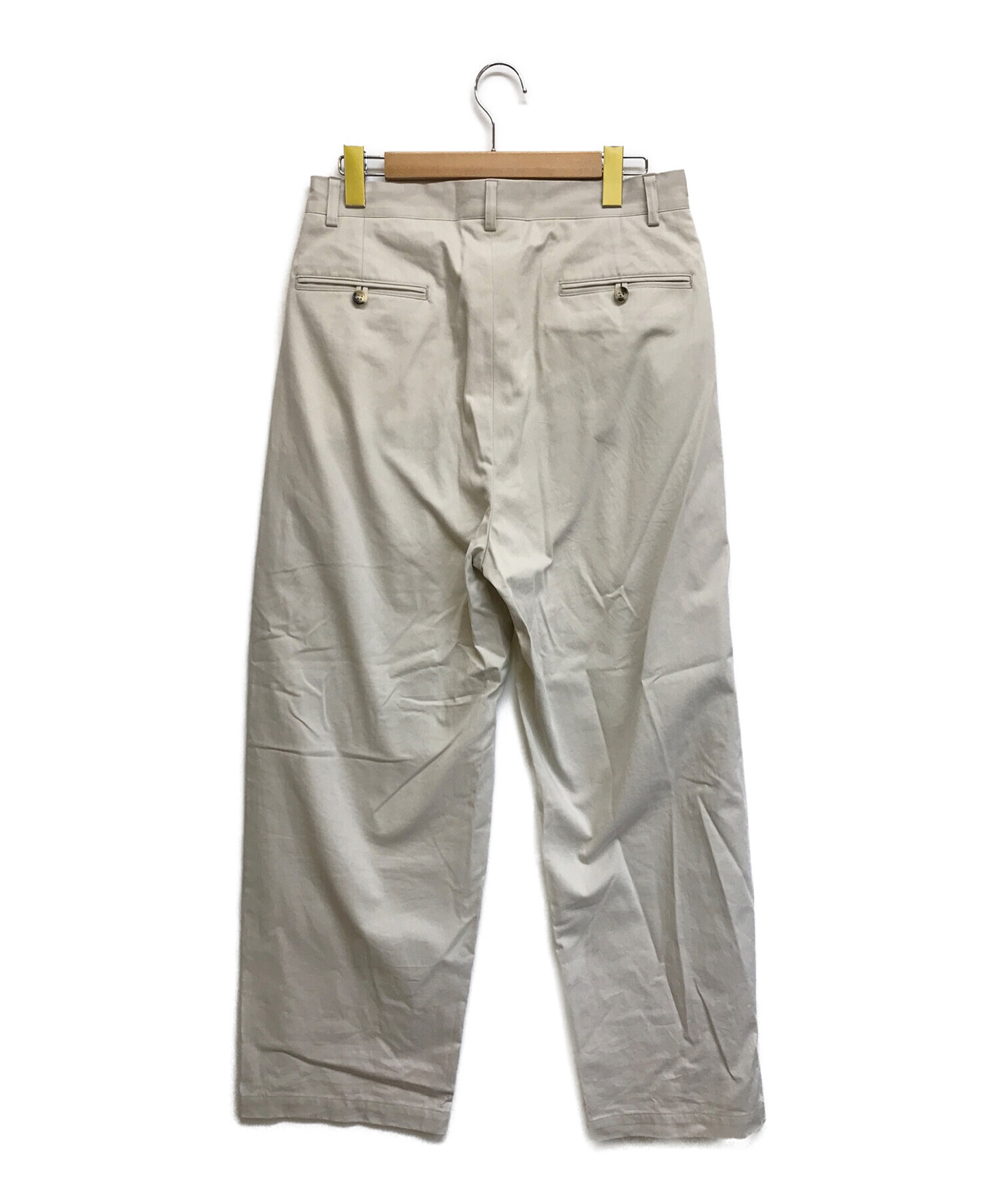 A.PRESSE (アプレッセ) Chino Trousers/チノトラウザーズ ホワイト サイズ:2