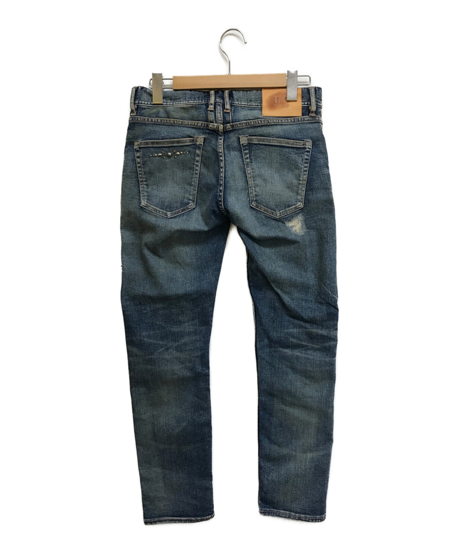 TMT (ティーエムティー) HYBRID-STRETCH DENIM 5P CROPPED  TAPERED/ハイブリッドストレッチデニム5Pクロップドテーパード インディゴ サイズ:Ｓ