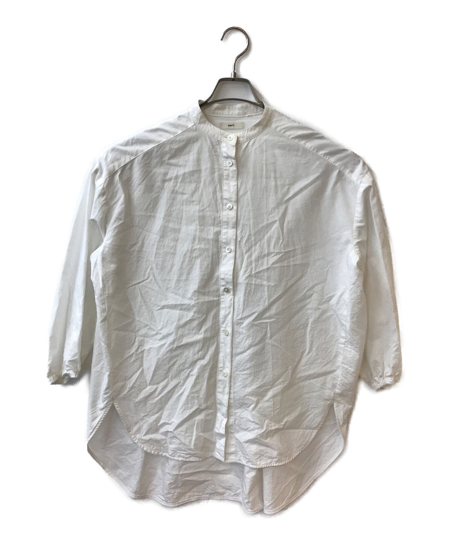 yori バックギャザーシャツシャツ/ブラウス(長袖/七分)
