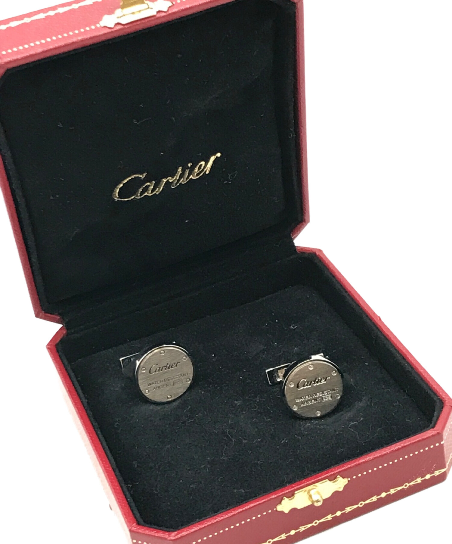 Cartier (カルティエ) WATER RESISTANT DECOR CUFFLINKSウォーター レジスタント デコール カフリンクス