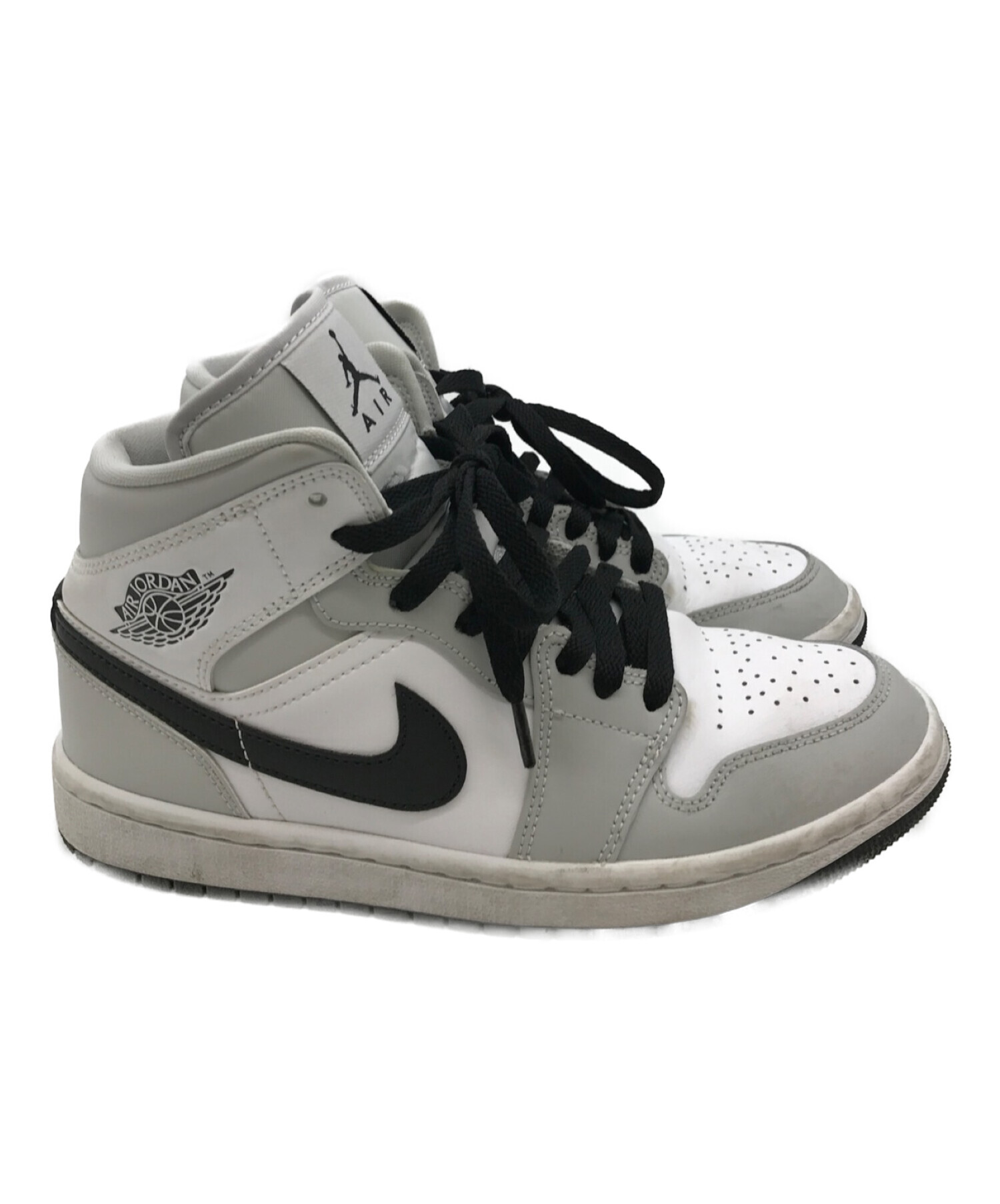 中古・古着通販】NIKE (ナイキ) WMNS AIR JORDAN 1 MID GREY FOG