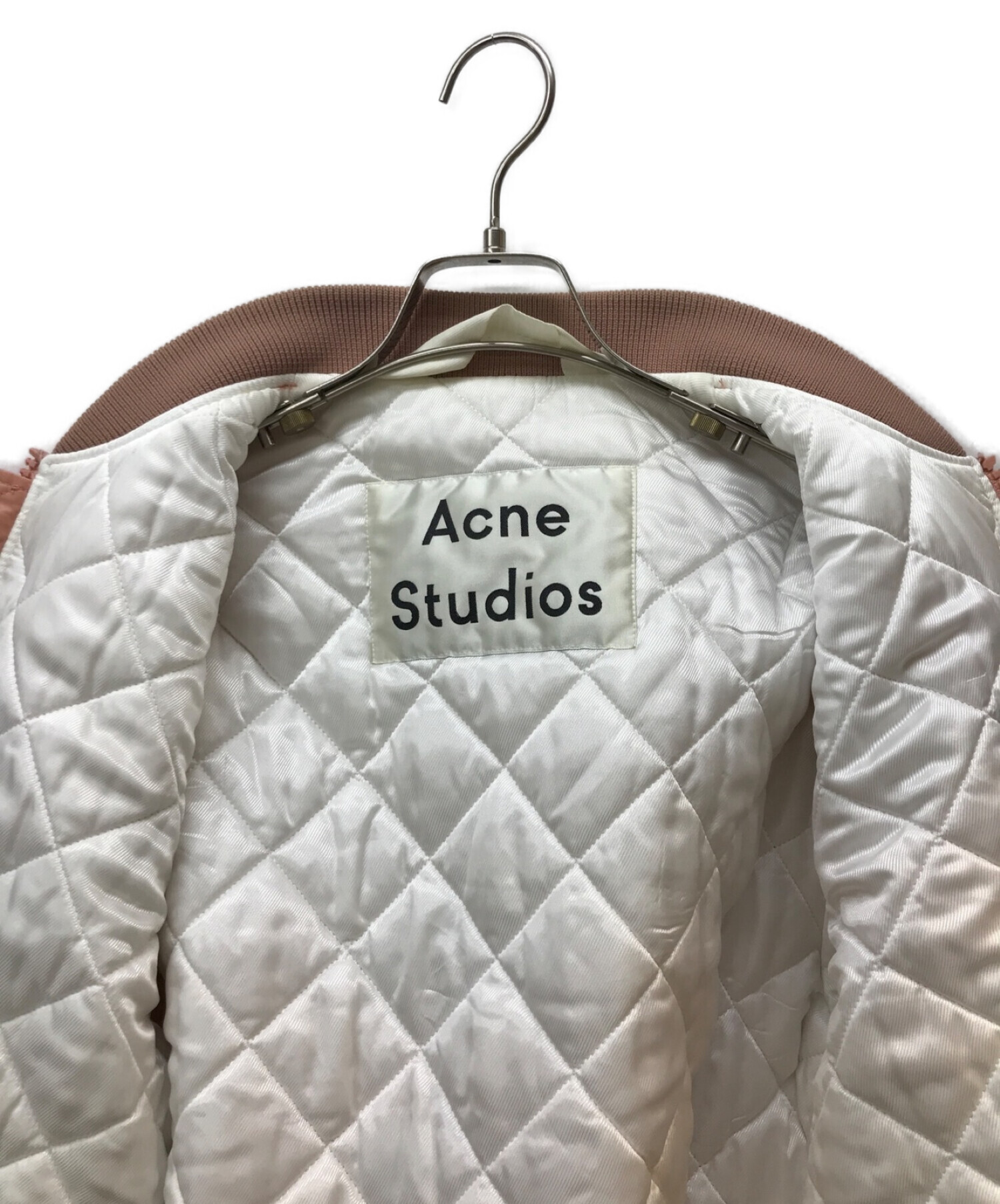 ACNE STUDIOS (アクネストゥディオズ) クラシックボンバージャケット ピンク サイズ:36