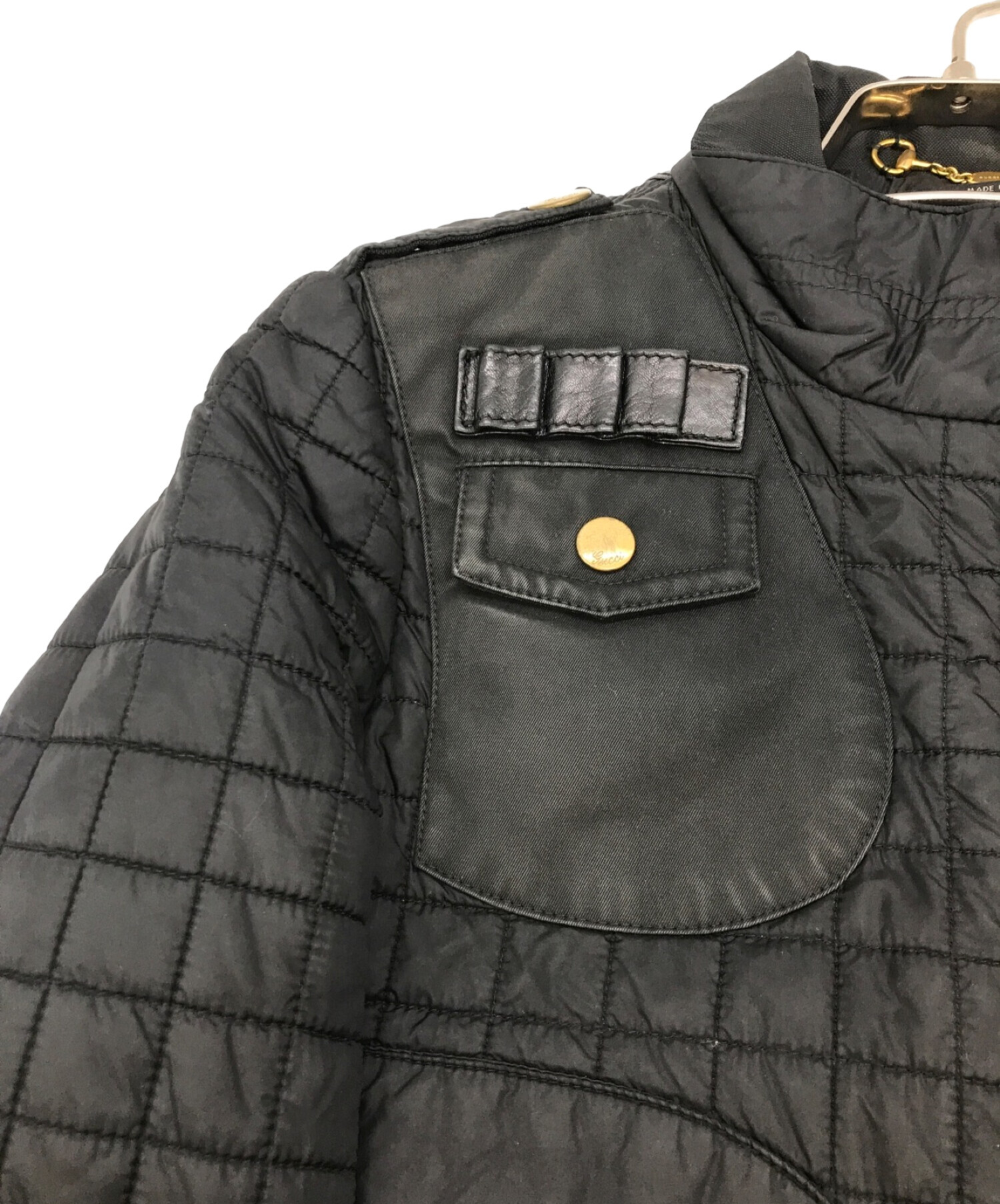 中古・古着通販】GUCCI (グッチ) エルボーパッチキルティング