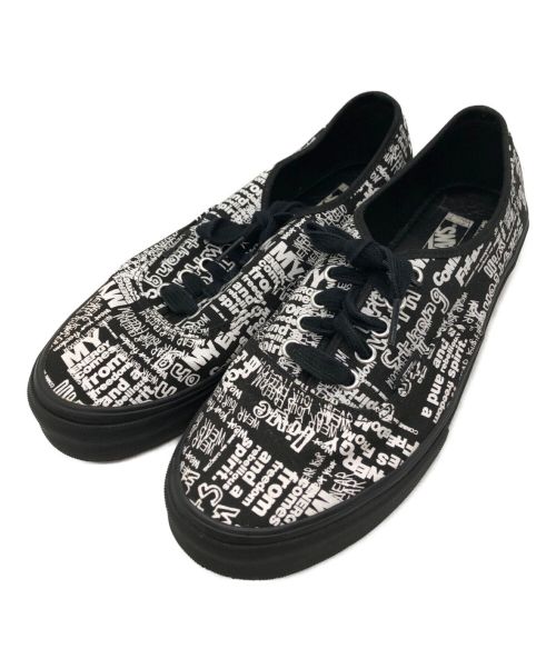 【中古・古着通販】VANS (ヴァンズ) COMME des GARCONS (コムデギャルソン) AUTHENTIC COMME DES  GARCONS BLACK MESSAGE ブラック サイズ:27cm｜ブランド・古着通販 トレファク公式【TREFAC FASHION】スマホサイト