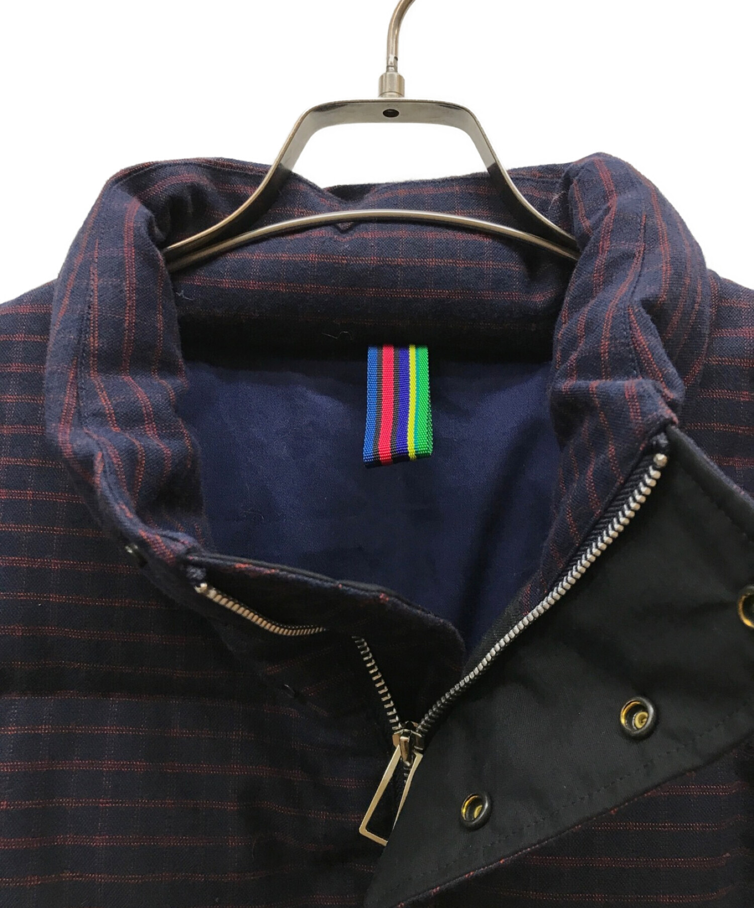 中古・古着通販】PS Paul Smith (ＰＳポールスミス) ピンドットチェックダウンブルゾン ネイビー サイズ:XL｜ブランド・古着通販  トレファク公式【TREFAC FASHION】スマホサイト