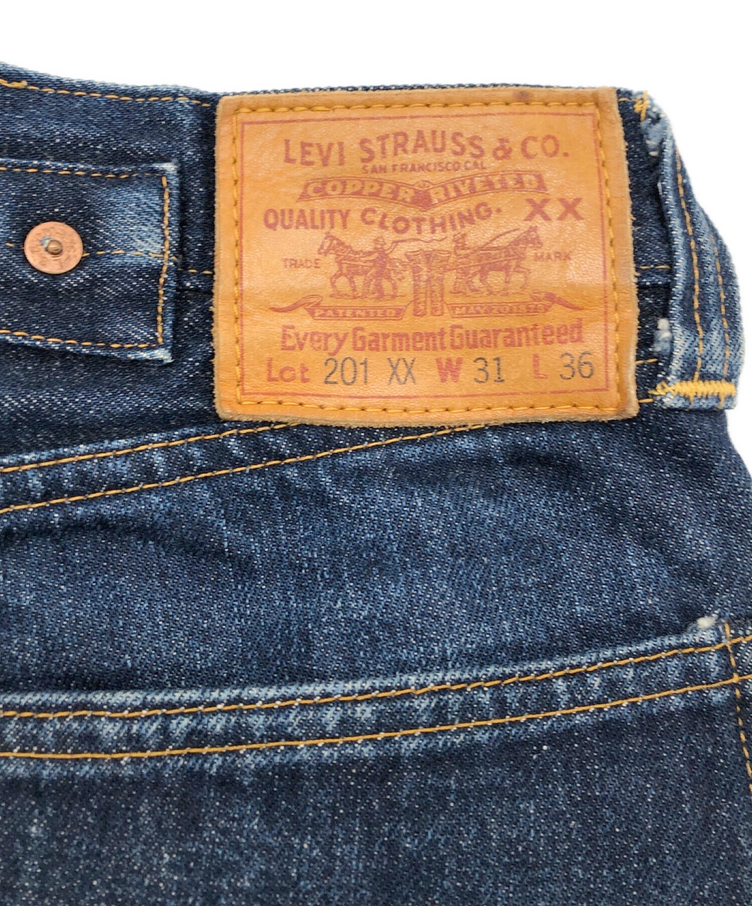 中古・古着通販】LEVI'S (リーバイス) バレンシア製201XXデニムパンツ