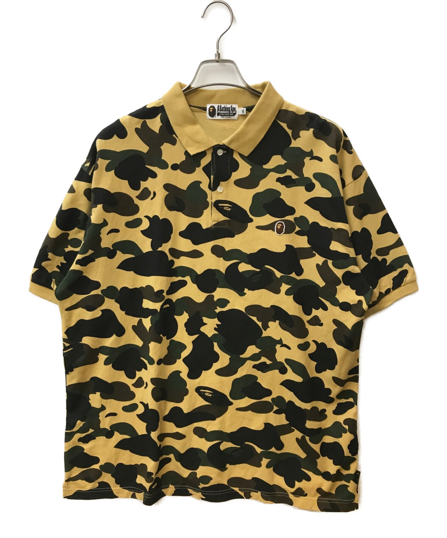 A BATHING APE (ア ベイシング エイプ) ファーストカモポロシャツ ベージュ サイズ:3XL