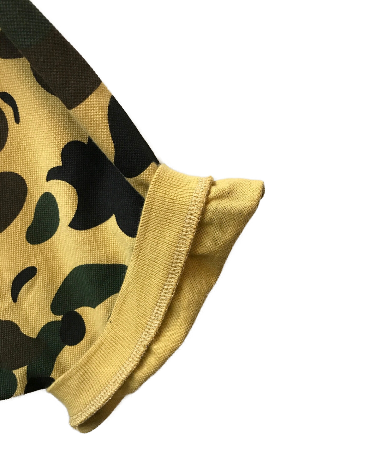 A BATHING APE (ア ベイシング エイプ) ファーストカモポロシャツ ベージュ サイズ:3XL