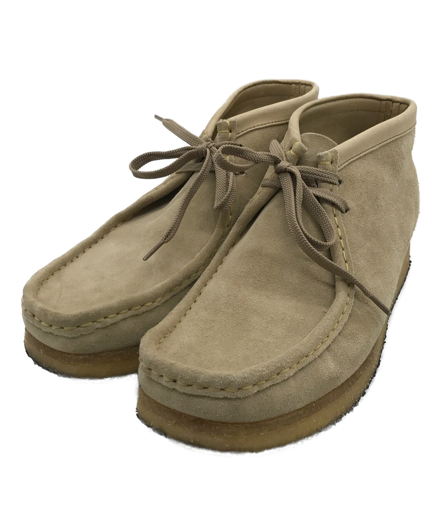 CLARKS (クラークス) ワラビー ベージュ サイズ:UK9 1/2