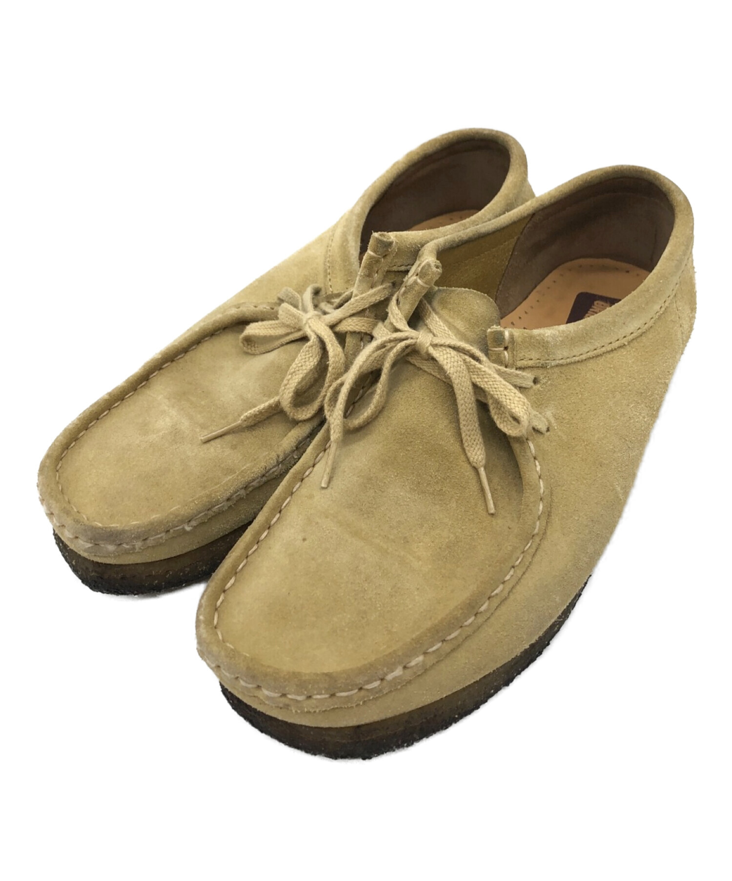 CLARKS (クラークス) ワラビーブーツ ベージュ サイズ:26