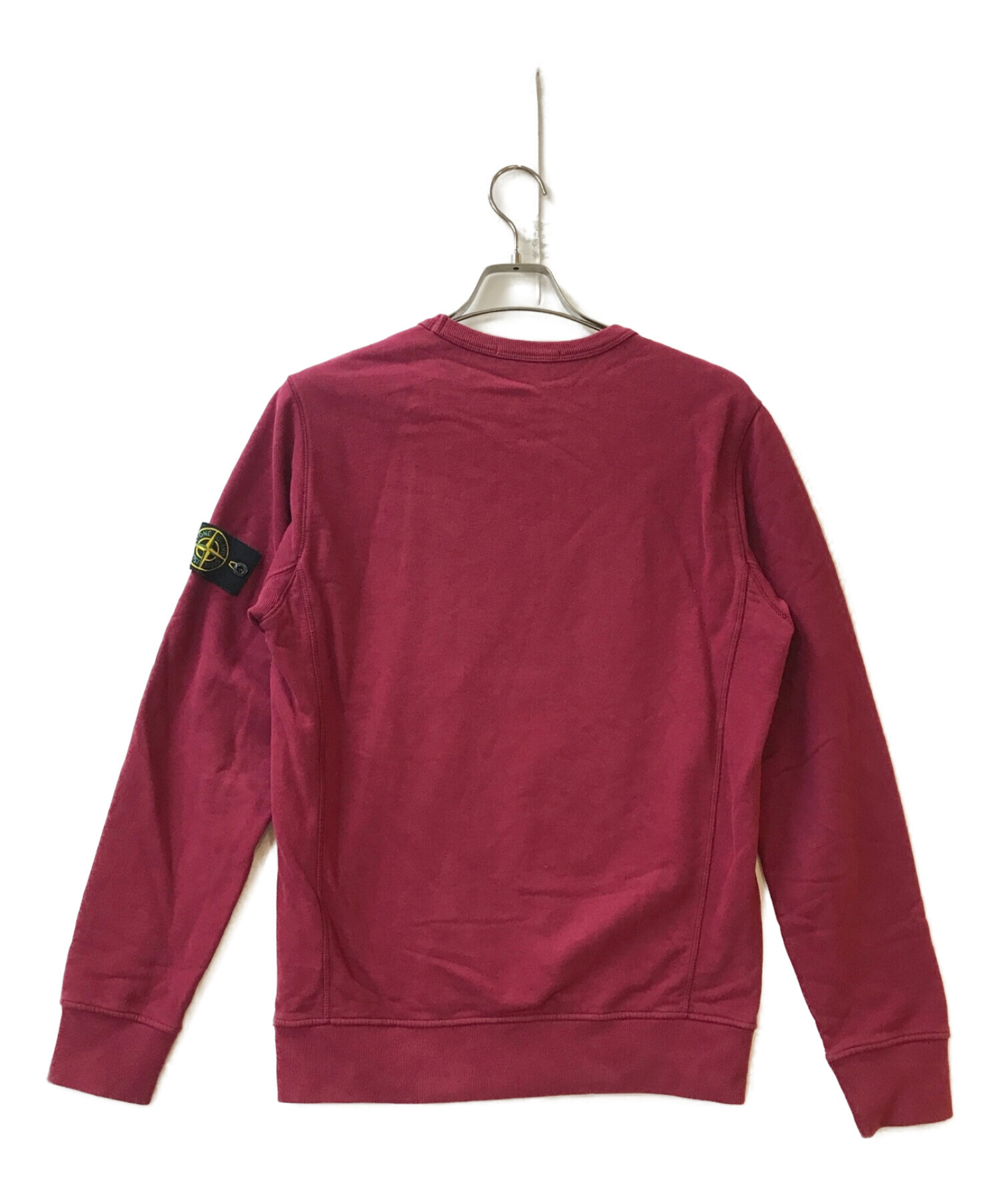 STONE ISLAND (ストーンアイランド) GARMENT DYED CREW SWEAT ボルドー サイズ:M