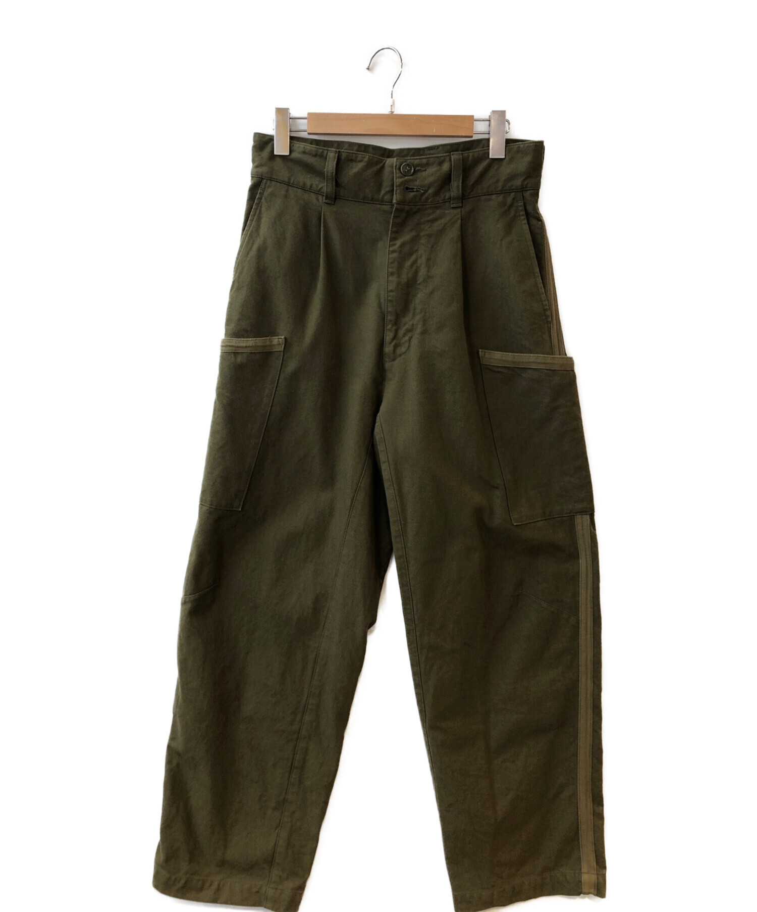 中古・古着通販】DAN (ダン) Transport Trousers - 運パン カーキ