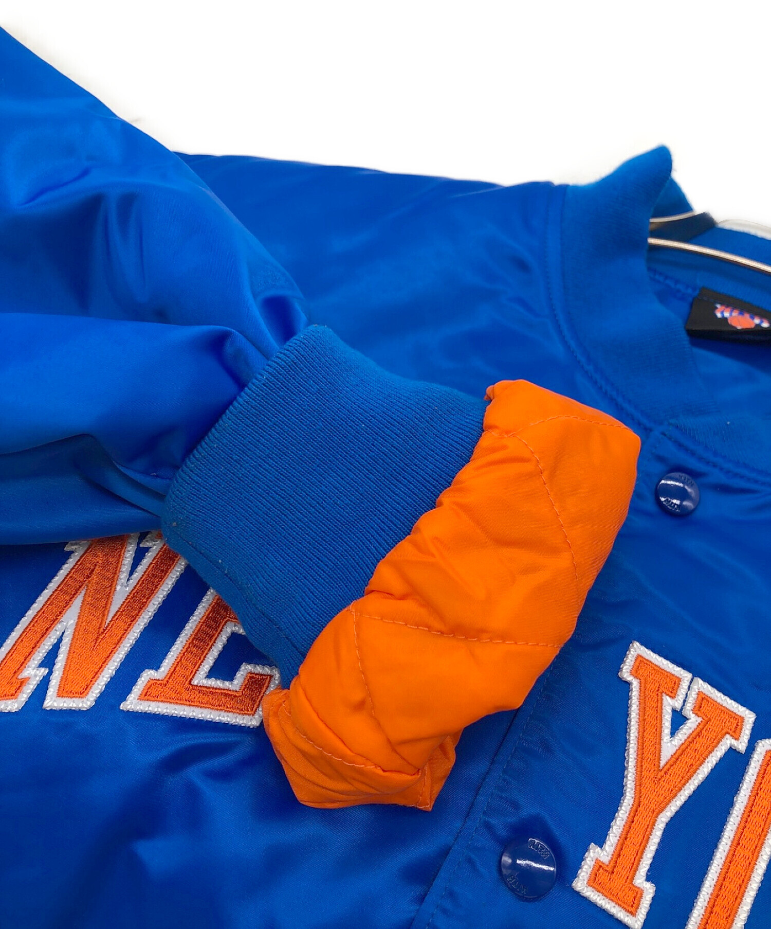 中古・古着通販】KITH (キス) New York Knicks Satin Bomber Jacket
