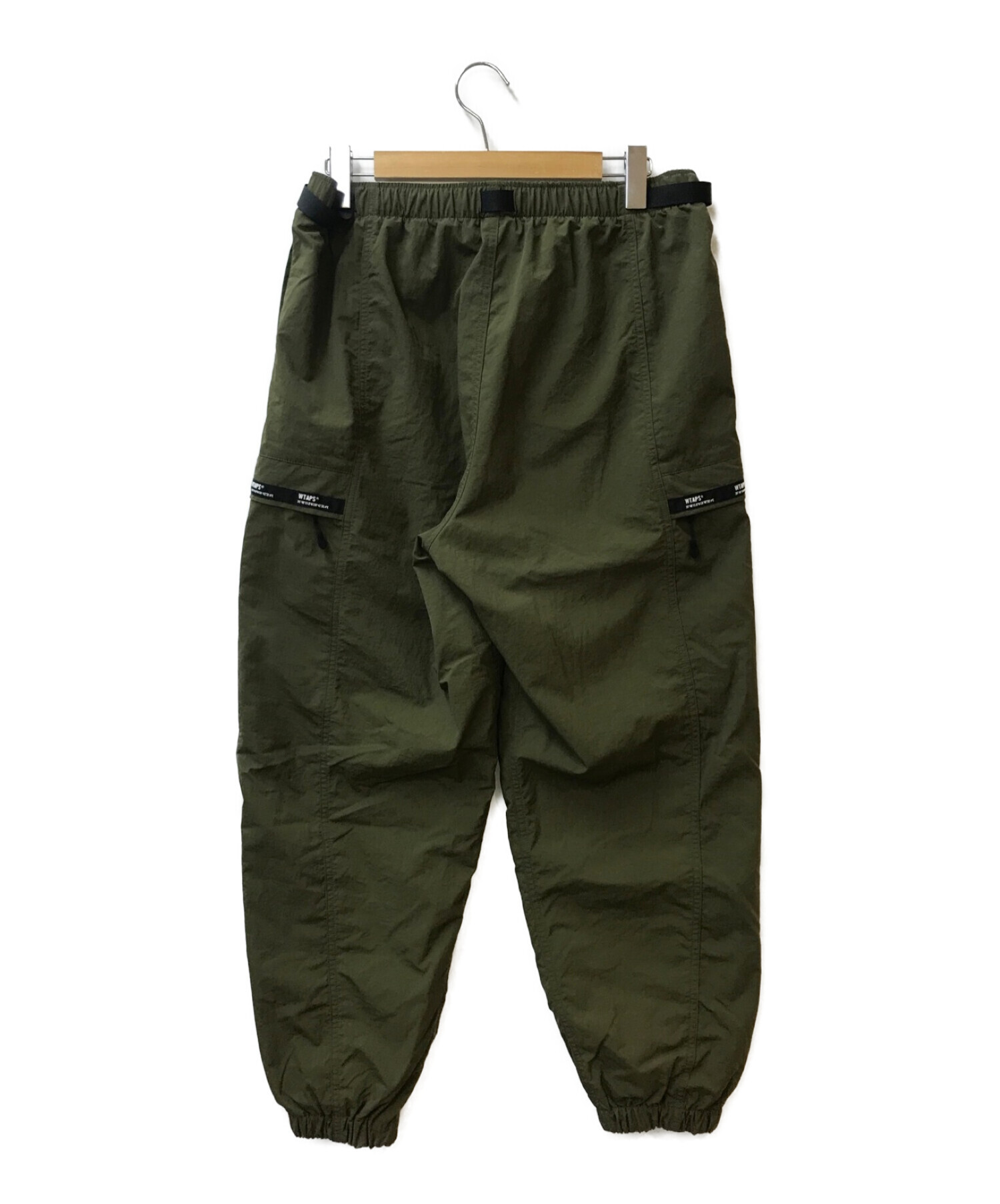 WTAPS TRACKS TROUSERS NYLON TUSSAH 黒 Ｌ ダブルタップス トラック