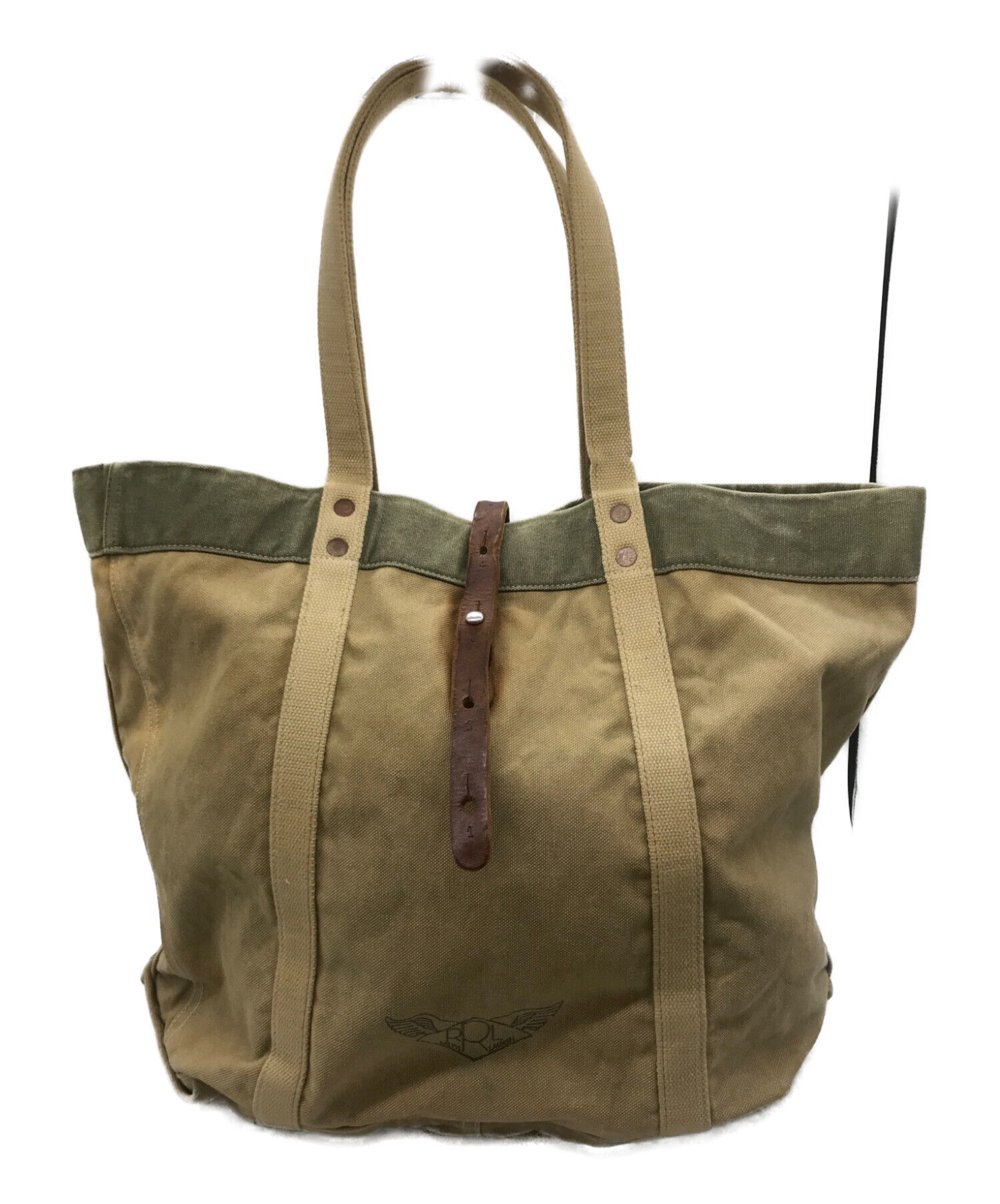 USED RRL CANVAS TOTE BAG横約48センチ - トートバッグ