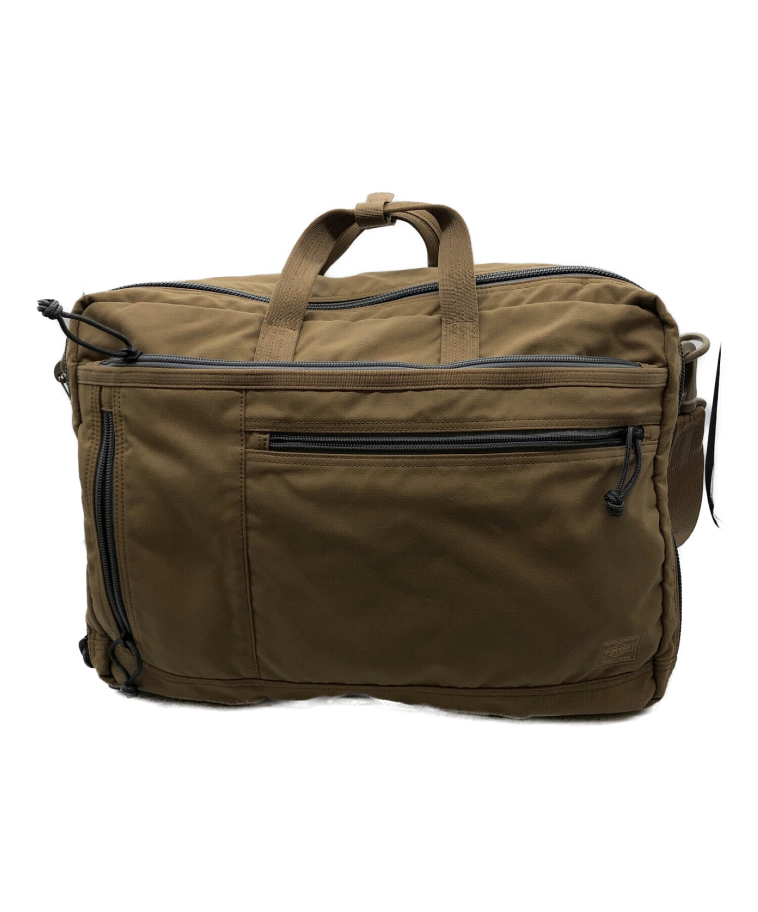 PORTER (ポーター) STEALTH 3WAY BRIEF CASE キャメル