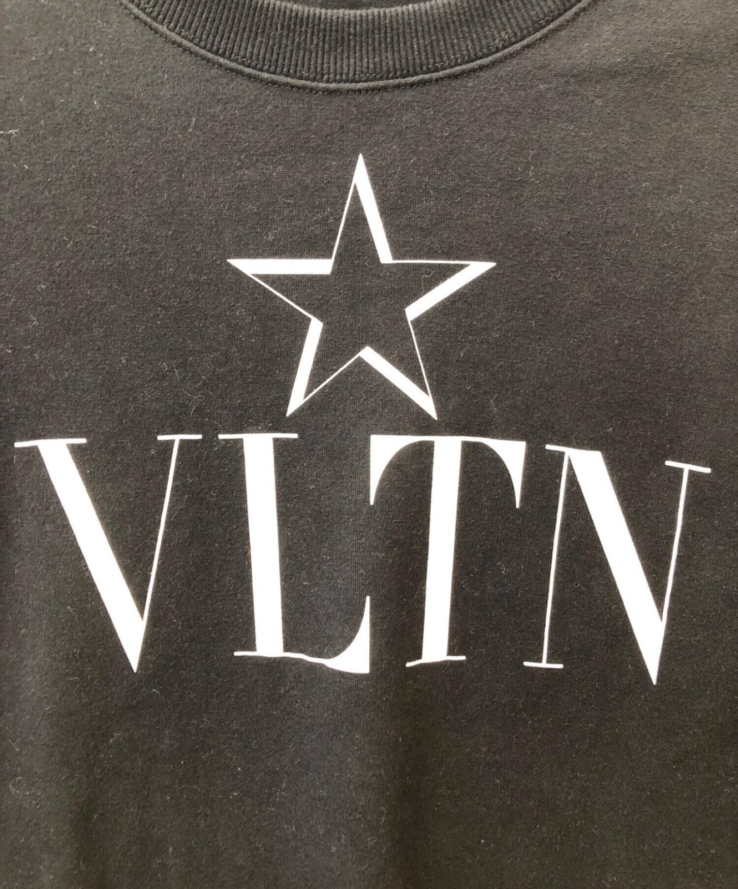 VALENTINO (ヴァレンティノ) VLTN Star ロゴ スウェットシャツ ブラック サイズ:M