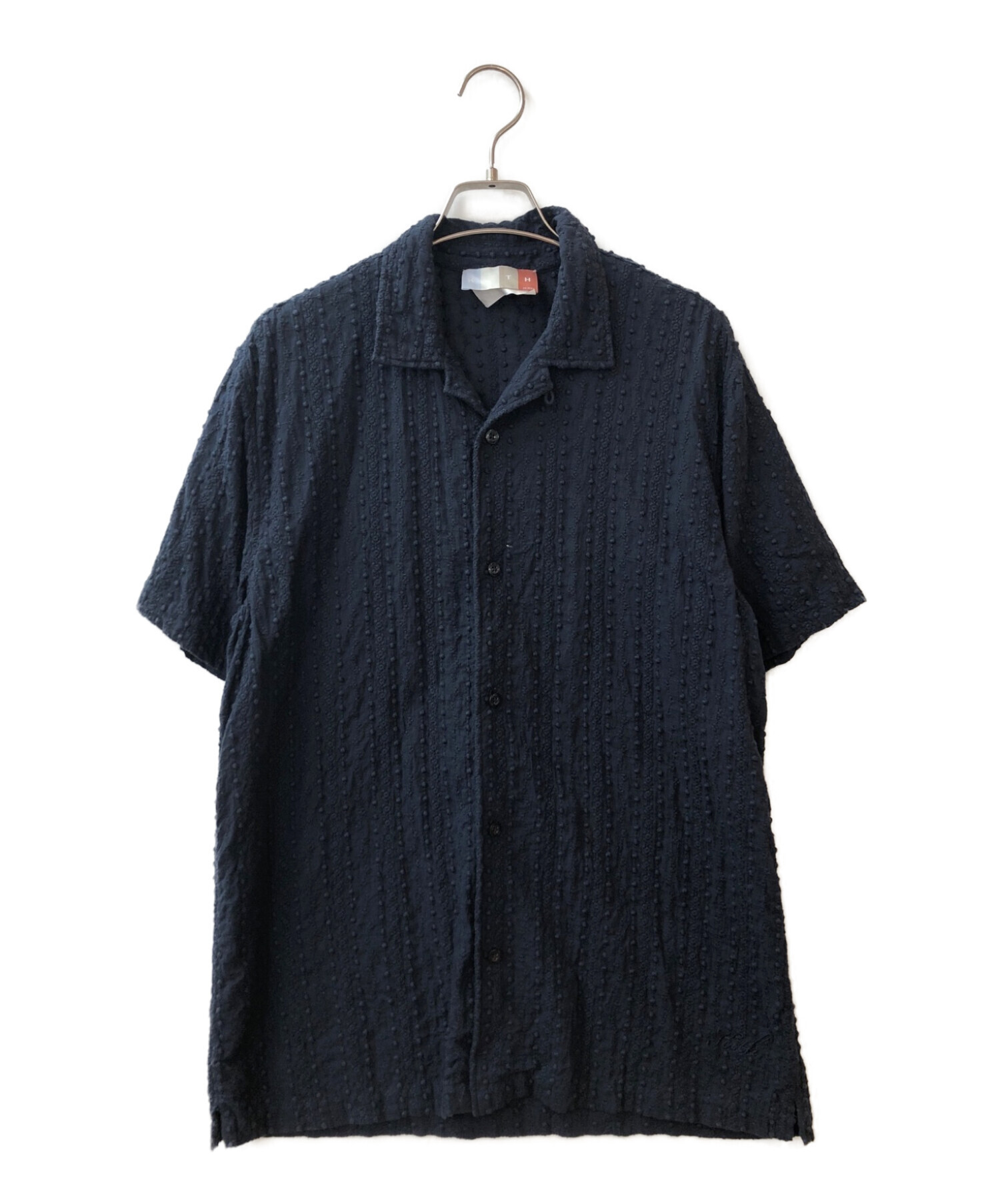 KITH (キス) Embroidered Voile Thompson Camp Collar Shirt ネイビー サイズ:M