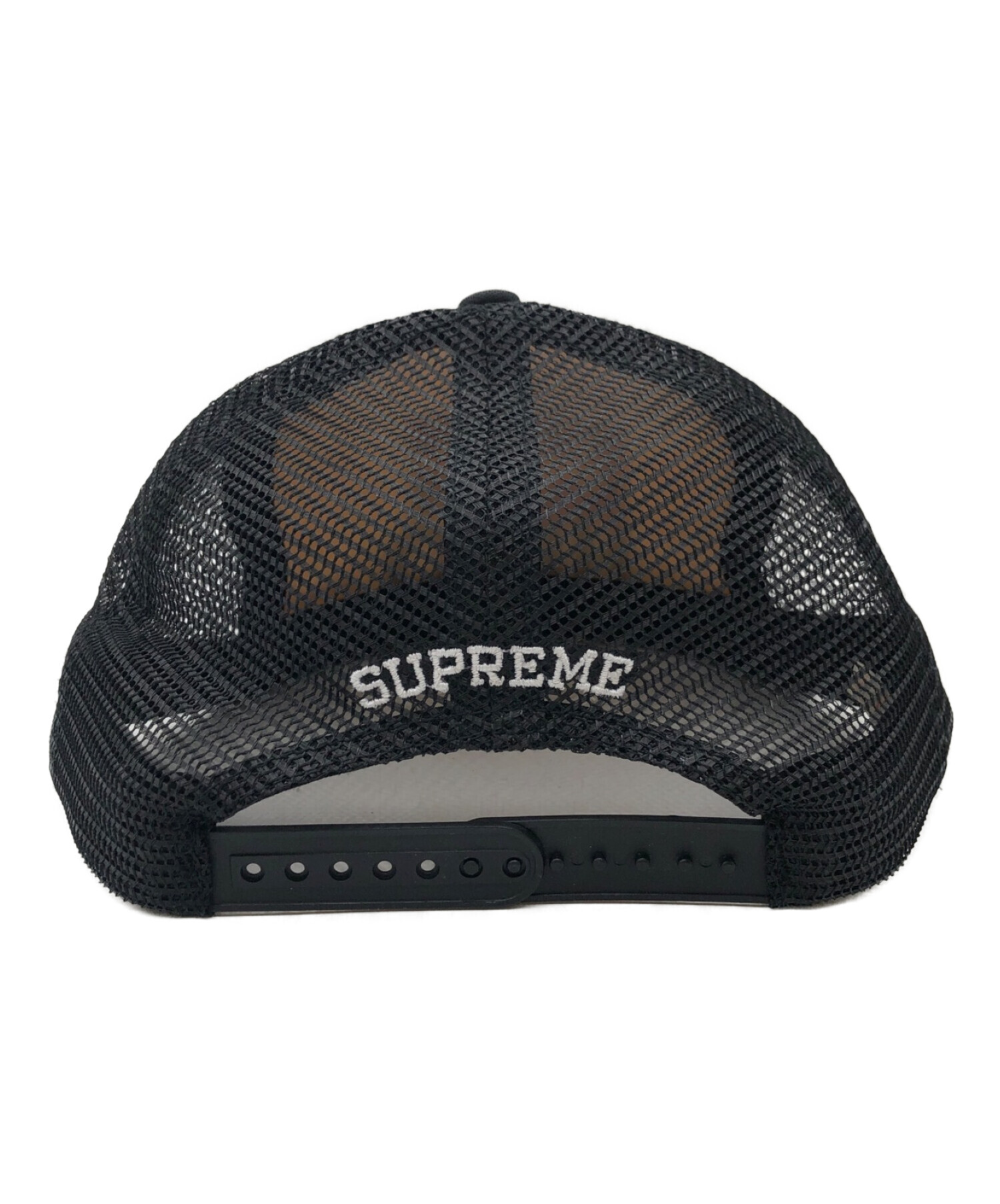 SUPREME (シュプリーム) ANTIHERO (アンタイヒーロー) Mesh Back 5 Panel Cap ブラック×ホワイト