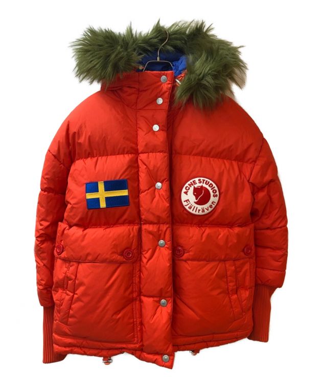 中古・古着通販】Acne studios (アクネストゥディオズ) FJALLRAVEN (フェールラーベン) リバーシブルダウンジャケット オレンジ  サイズ:XXS｜ブランド・古着通販 トレファク公式【TREFAC FASHION】スマホサイト