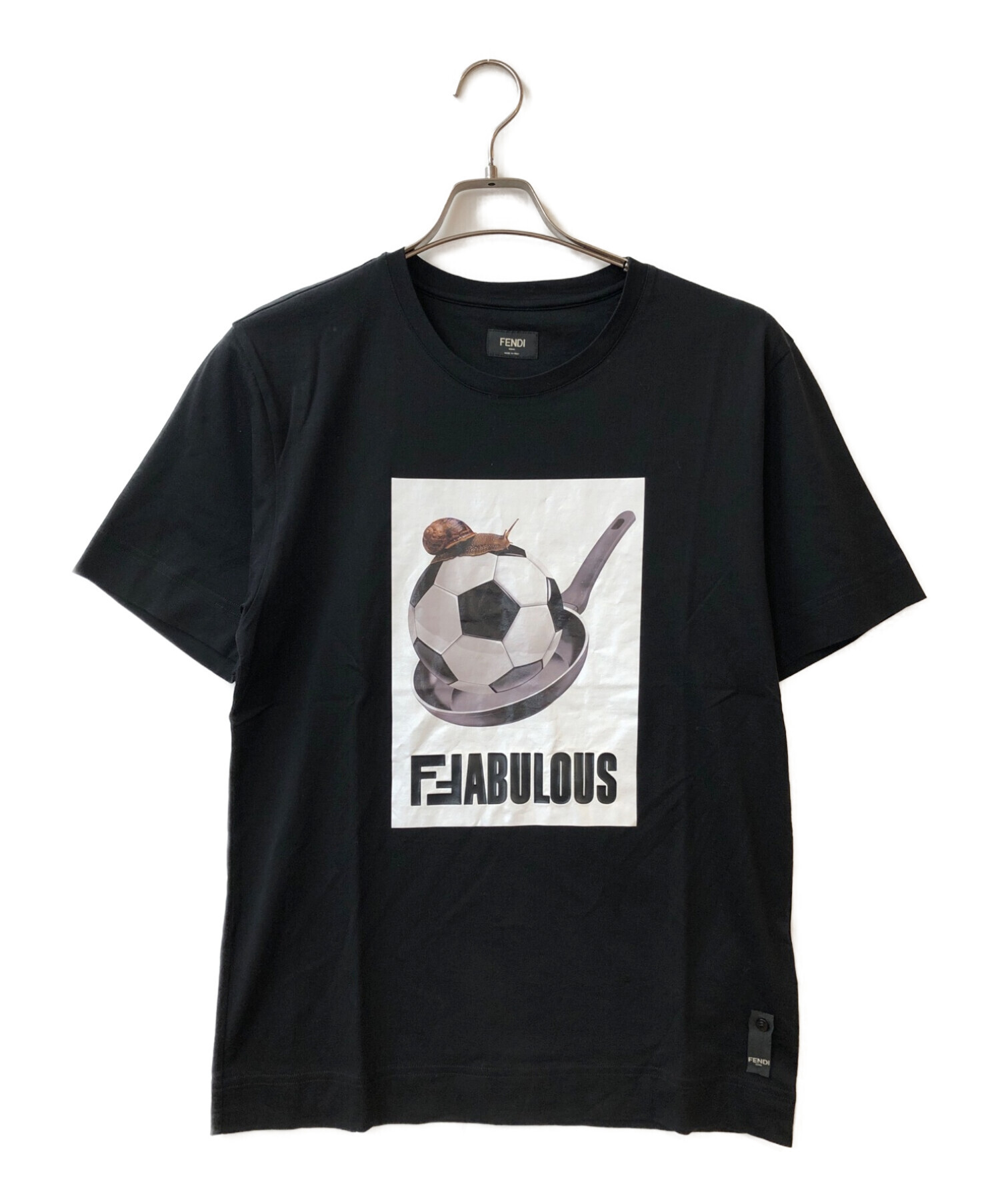 中古・古着通販】FENDI (フェンディ) ロゴフォトプリントTシャツ