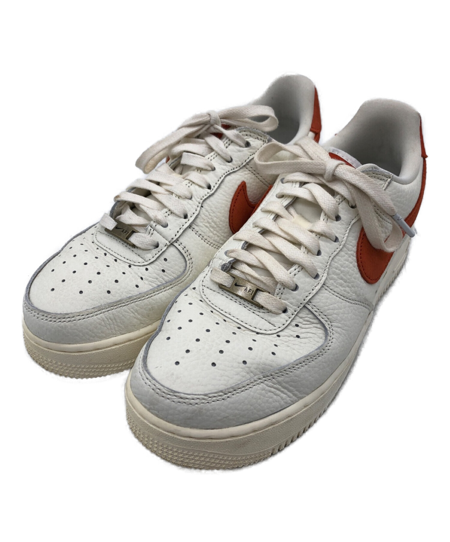 NIKE (ナイキ) AIR FORCE 1 '07 CRAFT 'MANTRA ORANGE' ホワイト サイズ:27㎝