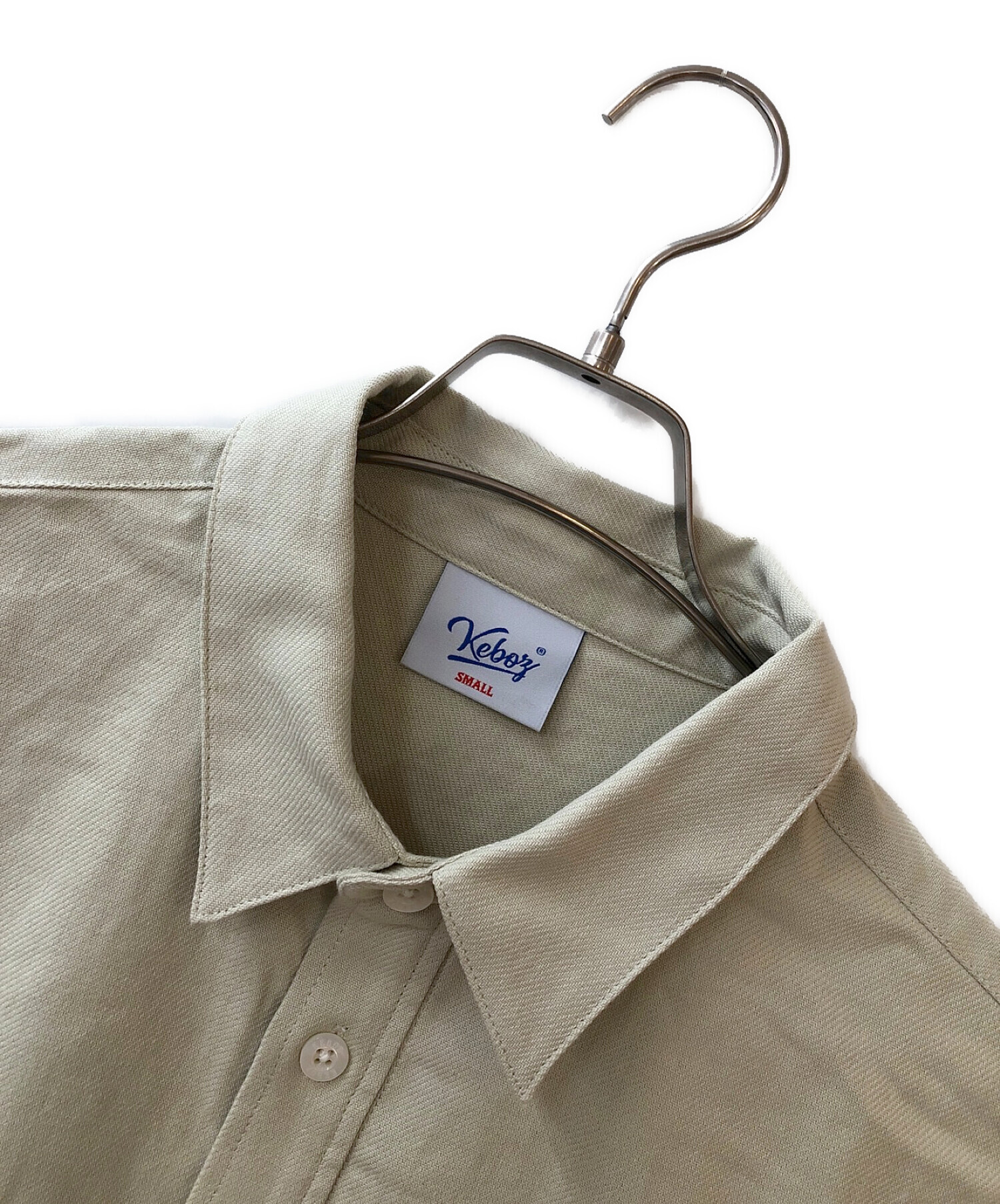 CONVERTIBLE NEL SHIRT(BEIGE)【ケボズ keboz 】-