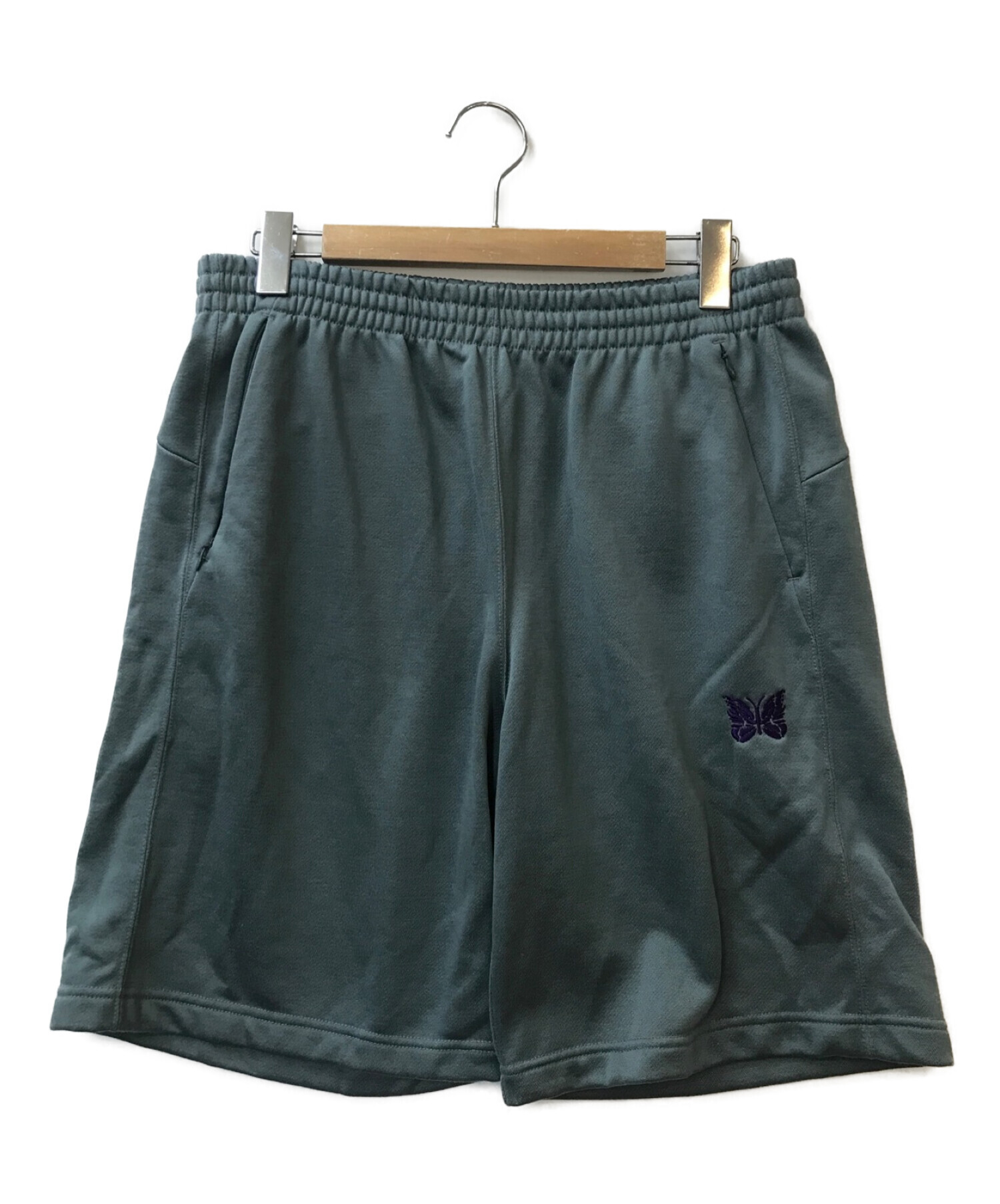 Needles (ニードルス) JOURNAL STANDARD (ジャーナルスタンダード) 別注Basketball shorts グリーン  サイズ:M