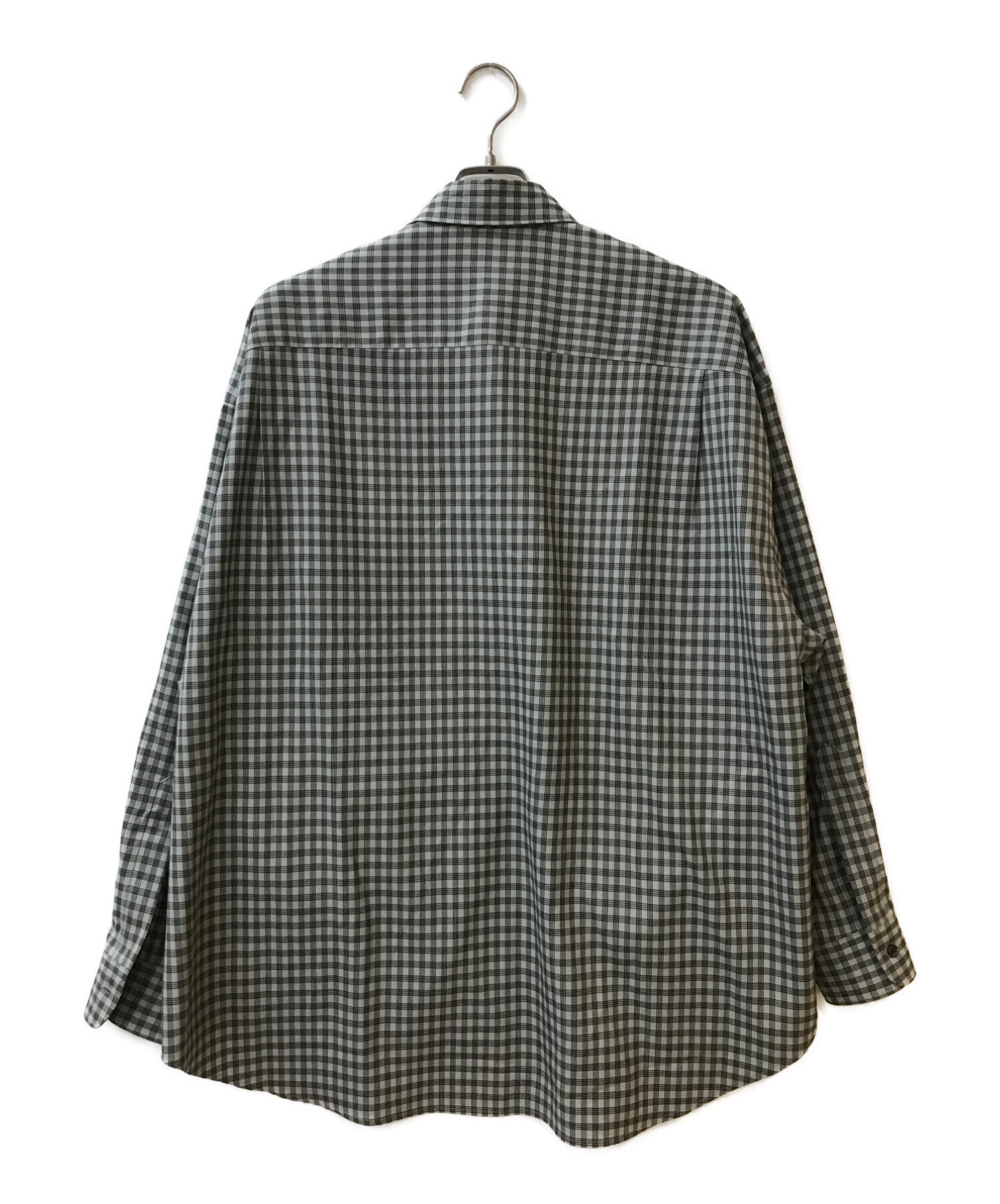 koti BEAUTY&YOUTH (コティ ビューティアンドユース) MERINO WOOL REGULAR COLLAR SHIRT スカイブルー  サイズ:L