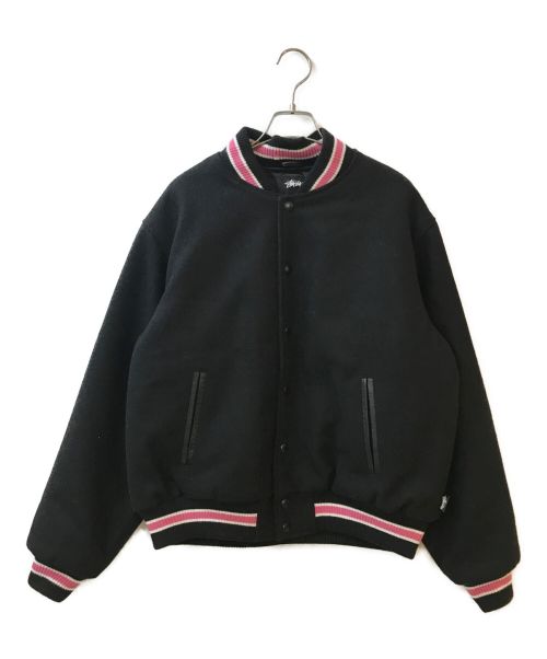 【中古・古着通販】stussy (ステューシー) TALK MELTON VARSITY