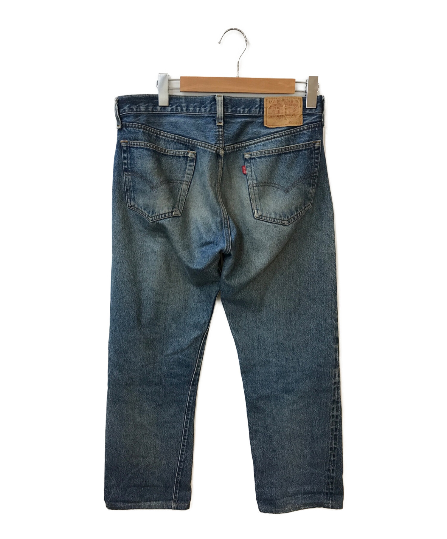 中古・古着通販】LEVI'S (リーバイス) 501赤耳デニムパンツ ブルー