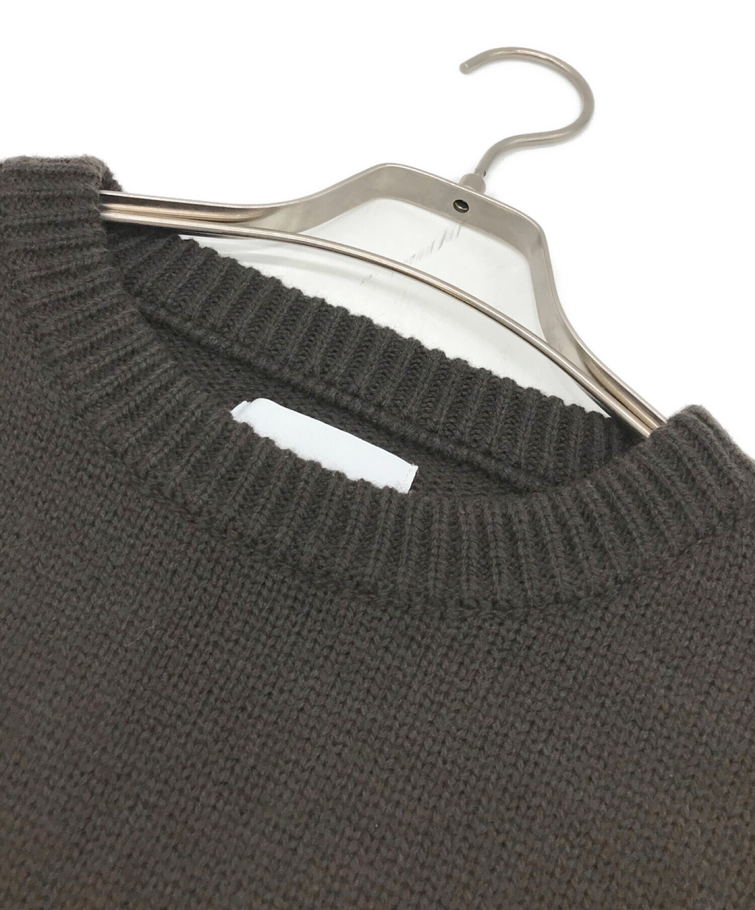 Black Weirdos (ブラック ウィドース) Jacquard Letter Sweater ブラウン サイズ:XL
