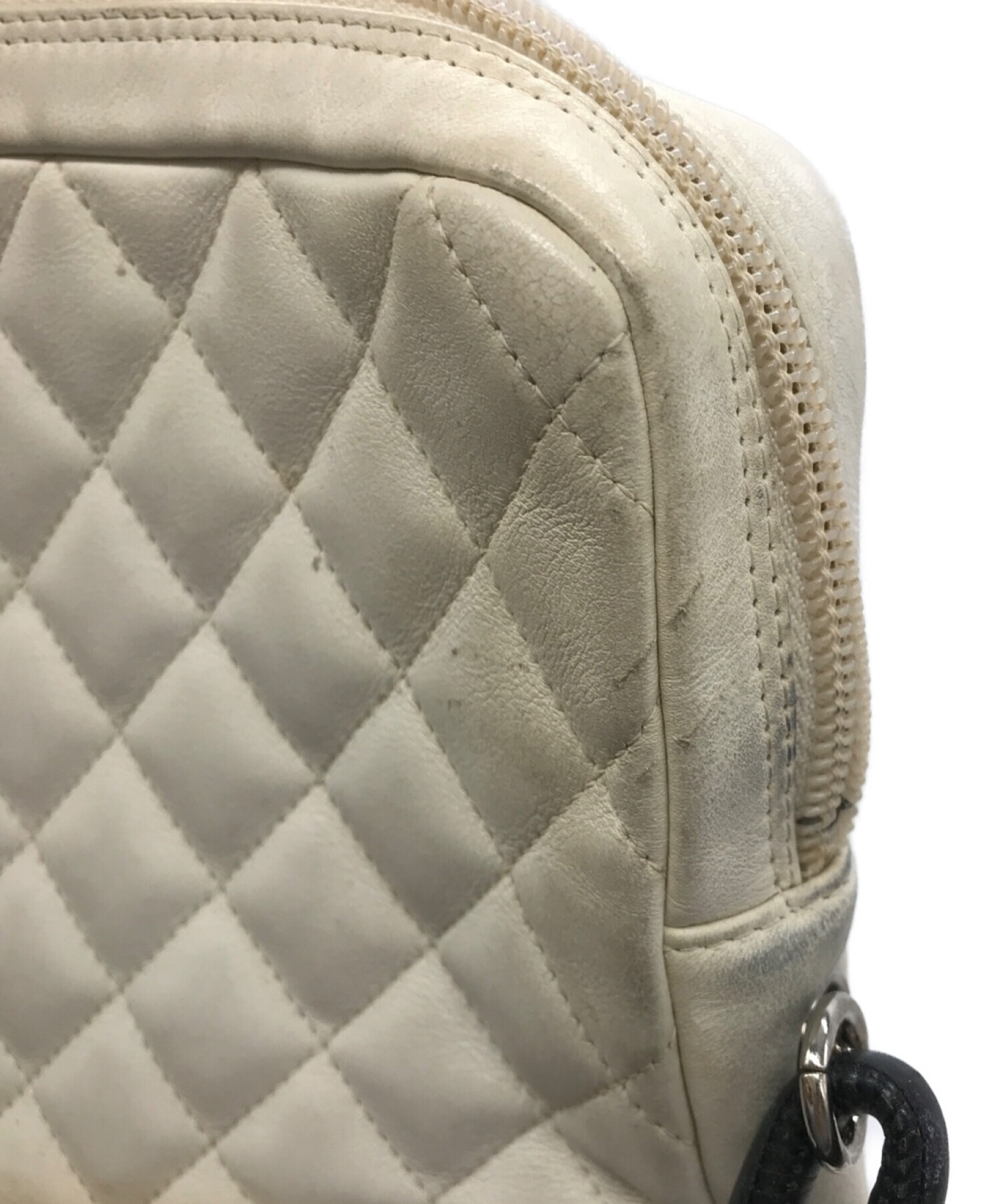 中古・古着通販】CHANEL (シャネル) カンボンラージサイズキルティング