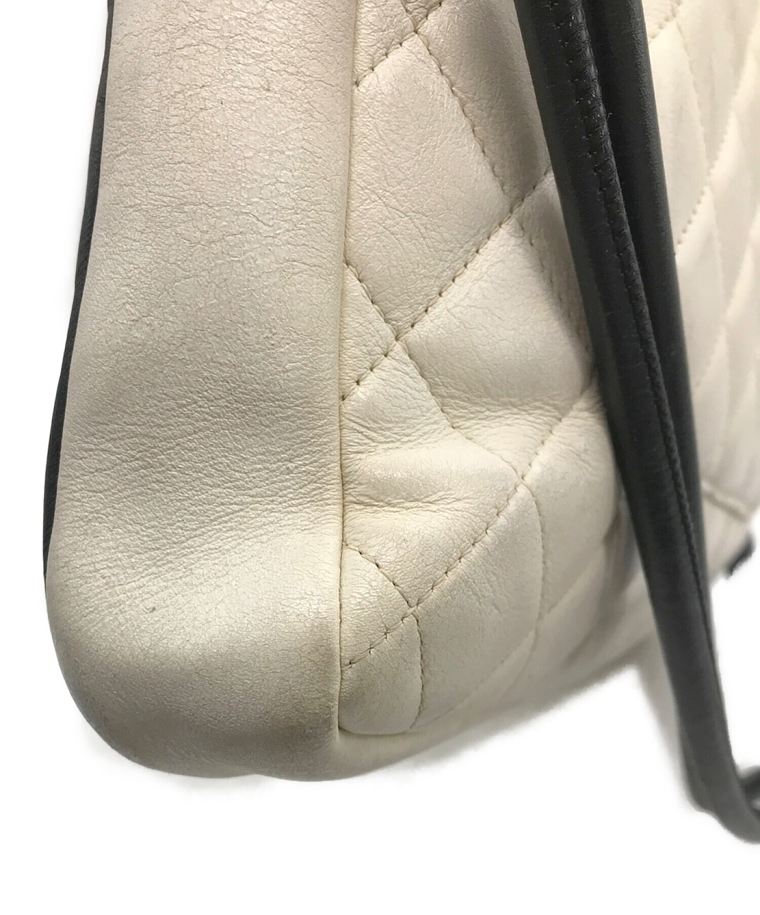 中古・古着通販】CHANEL (シャネル) カンボンラージサイズキルティング