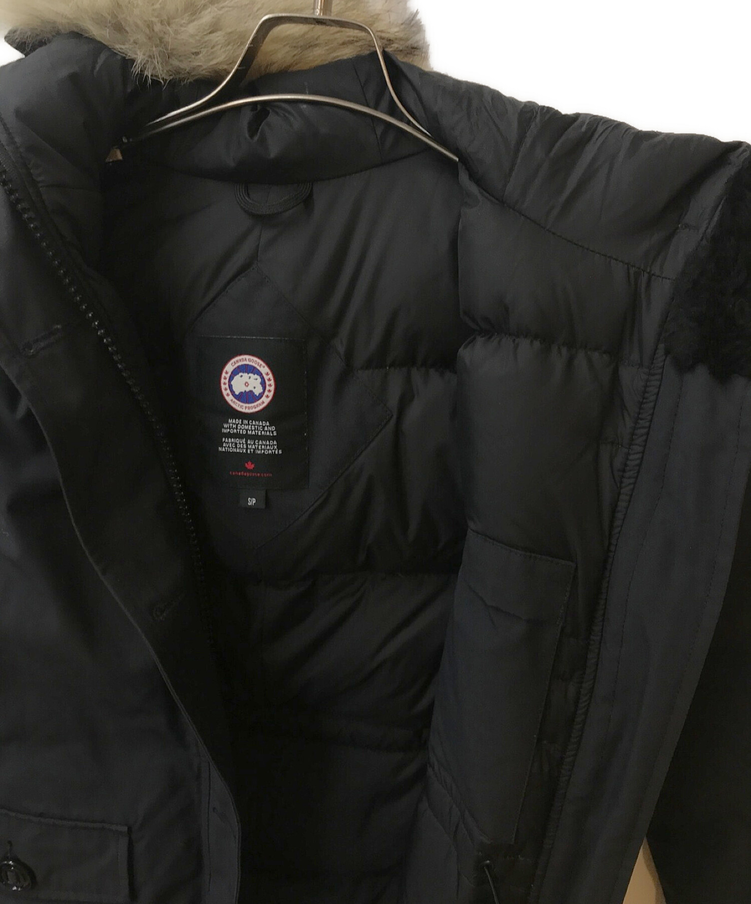 中古・古着通販】CANADA GOOSE (カナダグース) BRONTE PARKA ブラック サイズ:S｜ブランド・古着通販  トレファク公式【TREFAC FASHION】スマホサイト