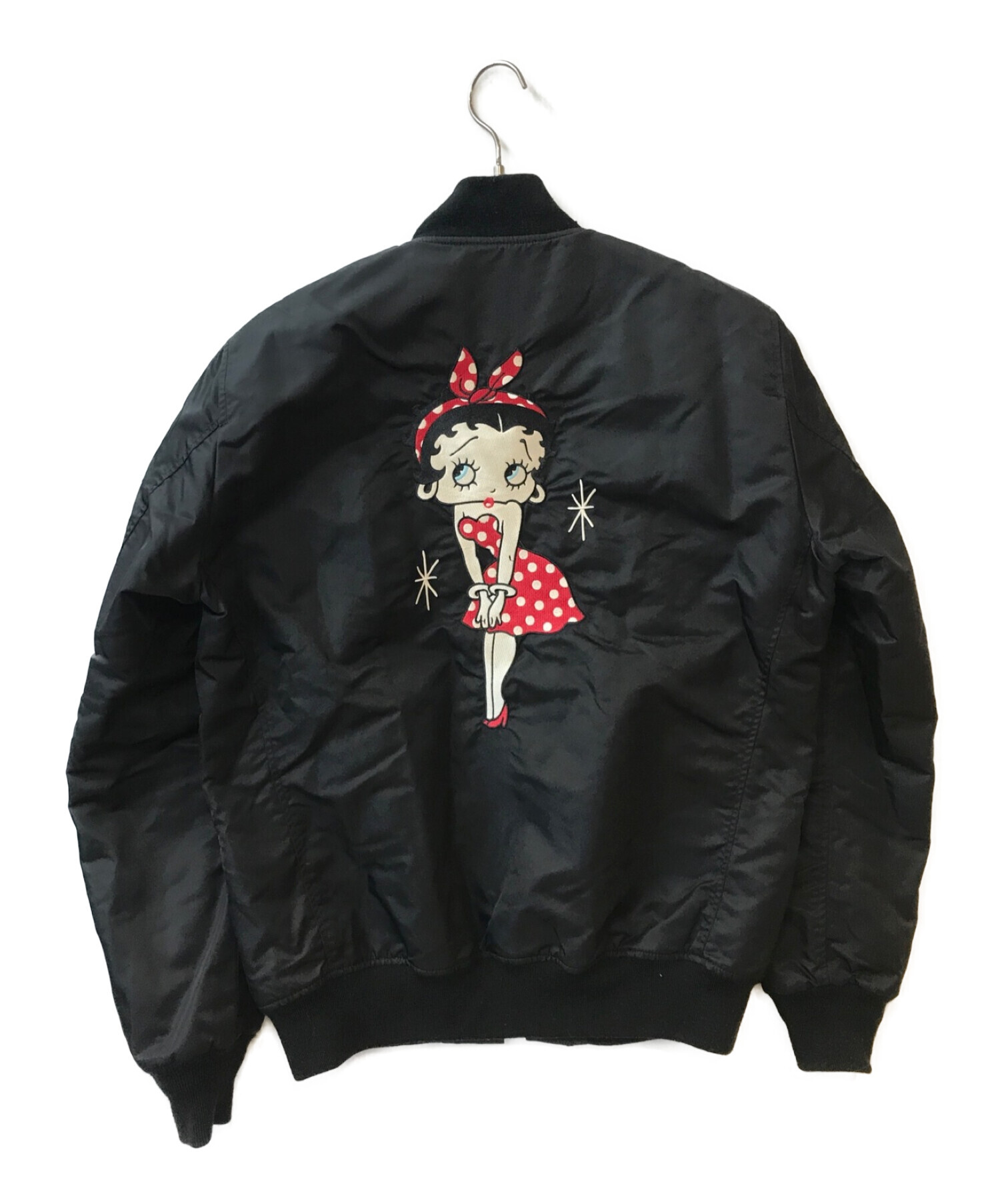 未使用 SKULL WORKS × BETTY BOOP ヒョウ柄 ブルゾン-