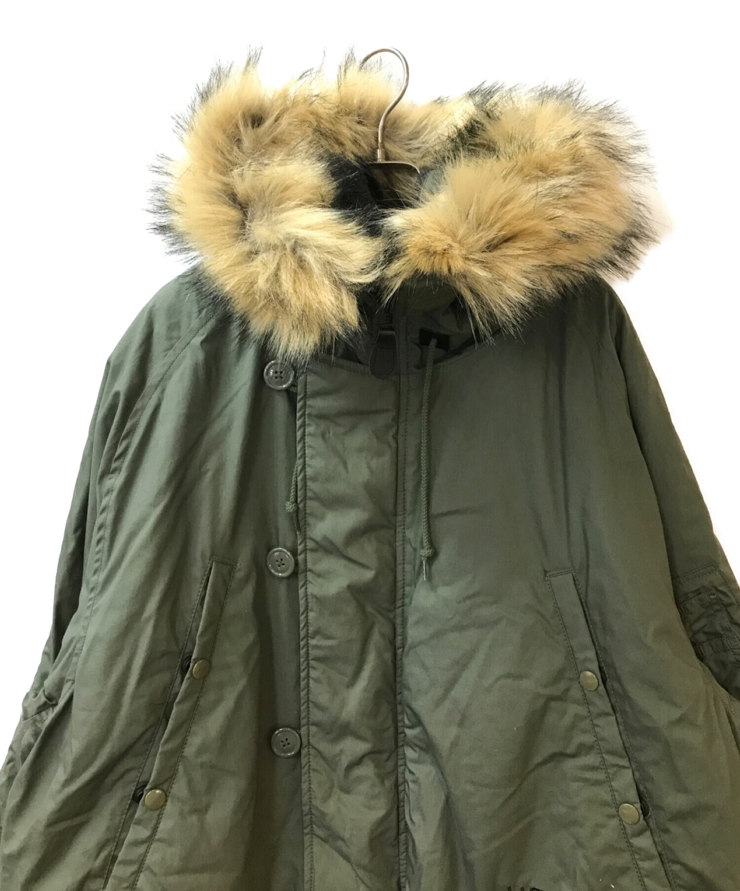 中古・古着通販】HUF (ハフ) REMIO N-3B JACKET カーキ サイズ:Ⅼ｜ブランド・古着通販 トレファク公式【TREFAC  FASHION】スマホサイト